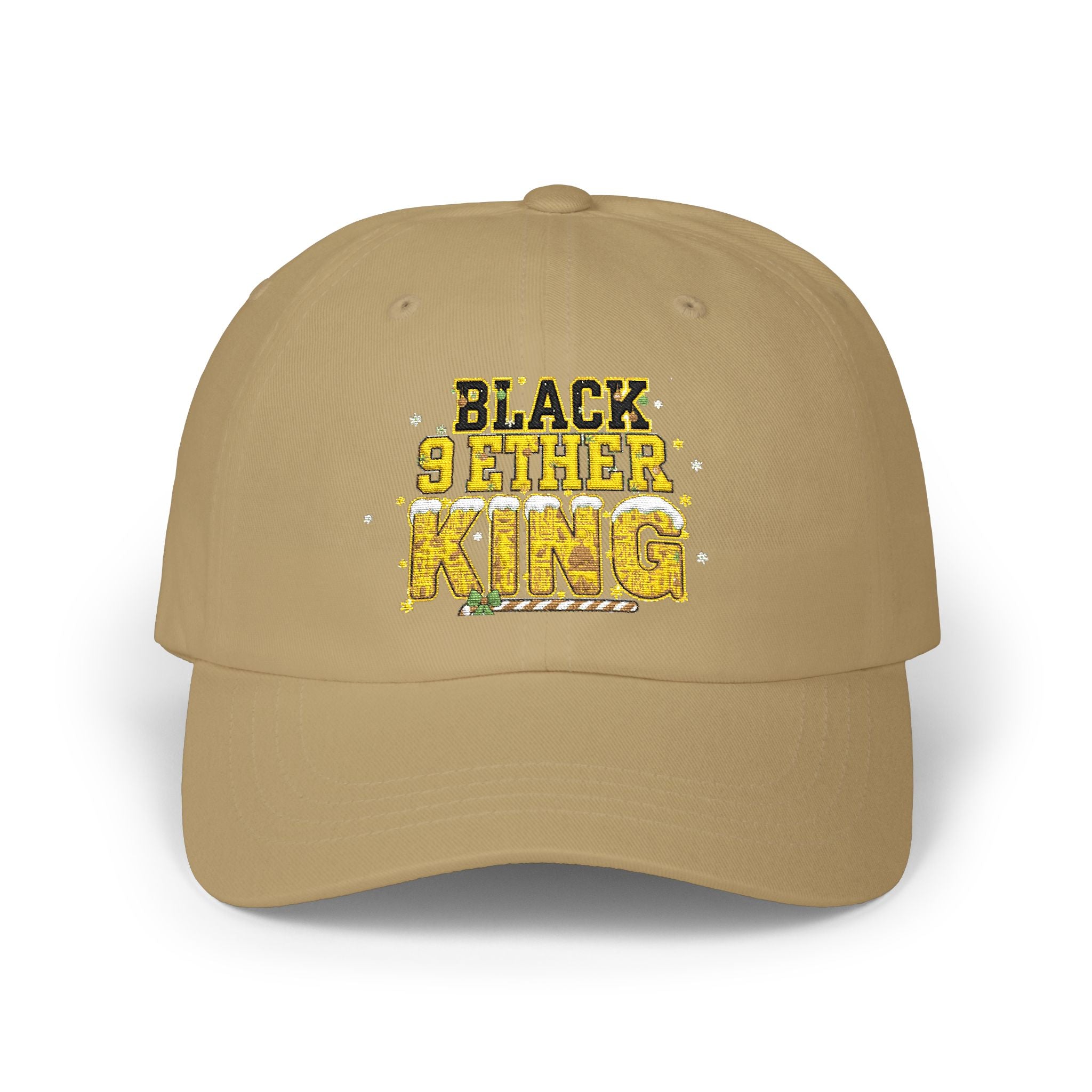 Black Father King Dad Cap — "Black Father King" Embroidered Baseball Hat