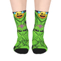 Cosmic Alien Mid-Length Socks