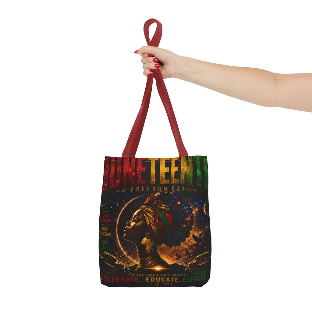 Juneteenth Freedom Day Tote Bag — Afrocentric Celebration Canvas Tote