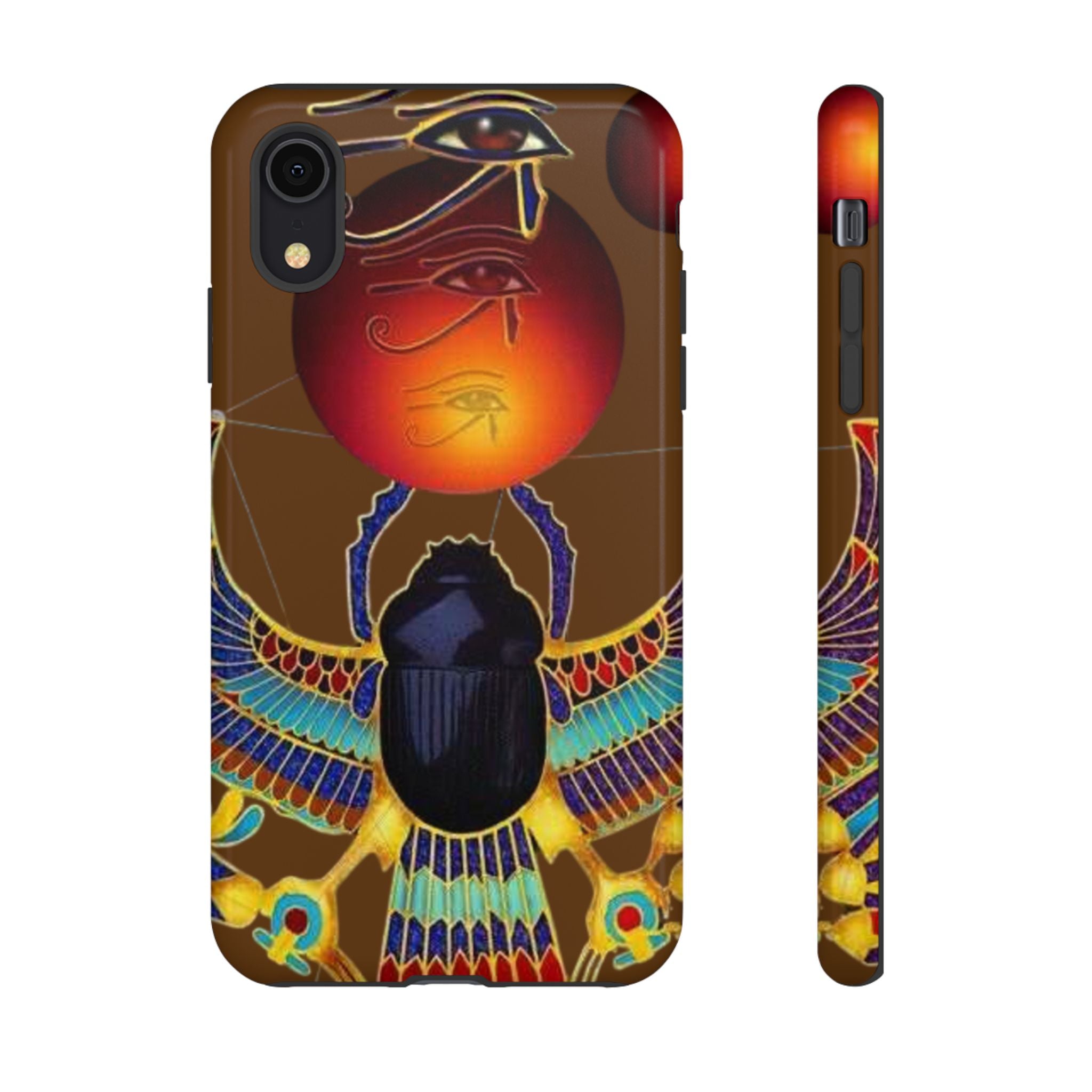 Egyptian Scarab Phone Case | Tough Cases for Unique Style, Protective Cases, Artistic Phone Covers, Gifts for Art Lovers