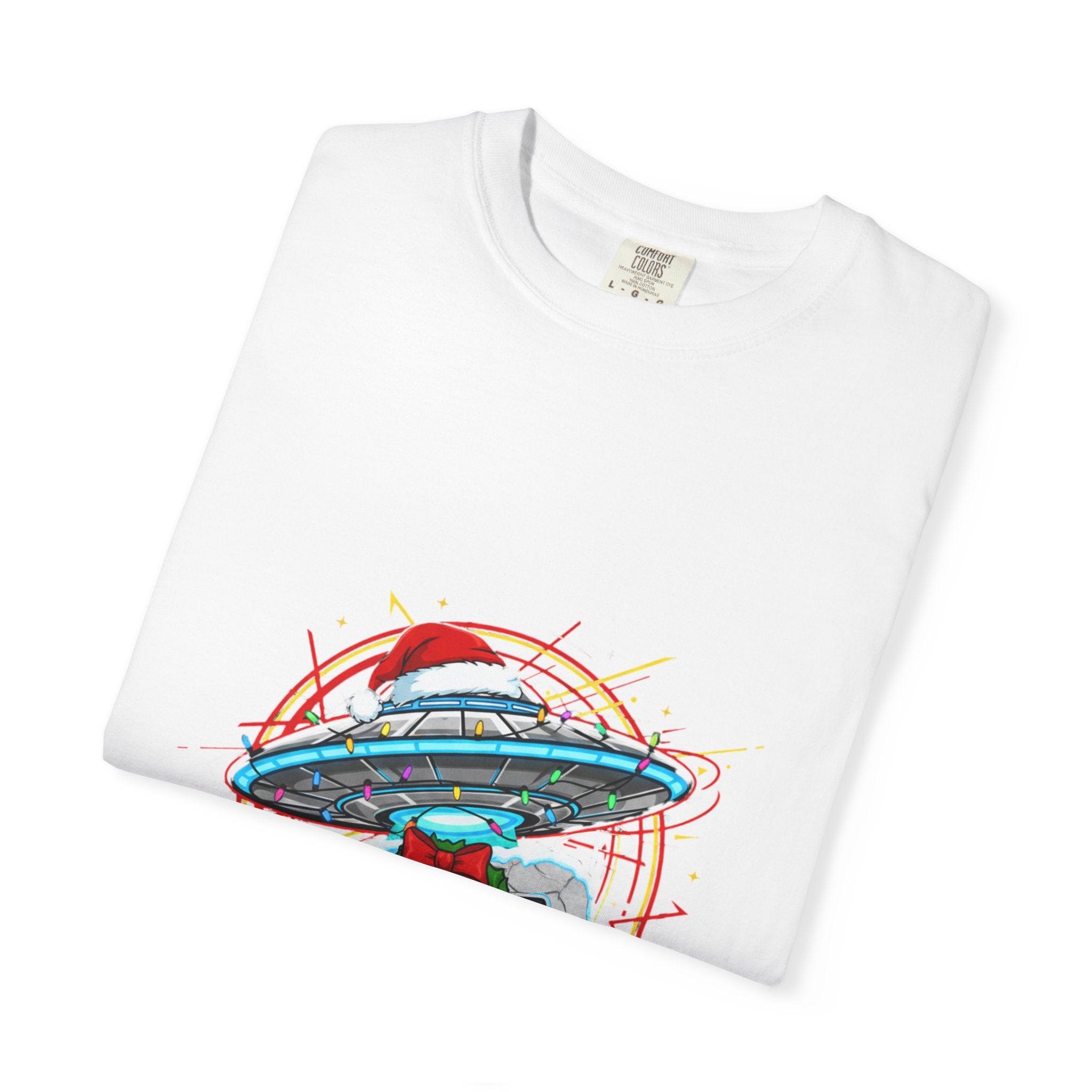 UFO Vacation Tee — Retro Alien Abduction Graphic T-Shirt