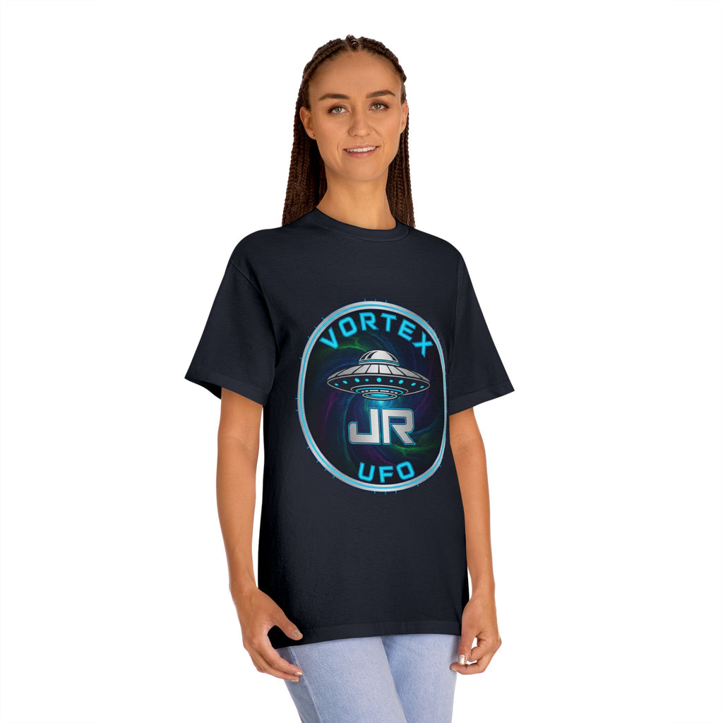 UFO Vortex JR Tee — Retro Sci‑Fi Alien Saucer Shirt Printify