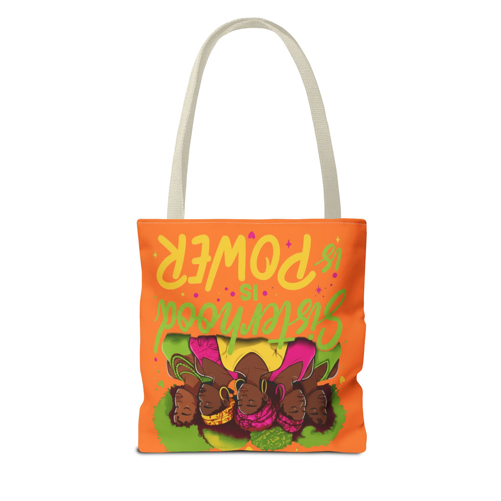 Sisterhood is Power — Tote Bag (AOP) — Orange