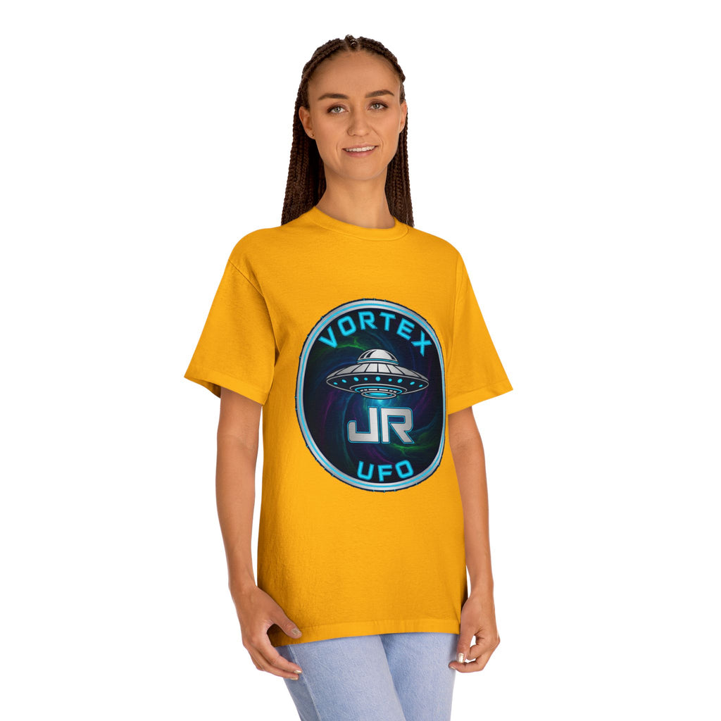 UFO Vortex JR Tee — Retro Sci‑Fi Alien Saucer Shirt Printify
