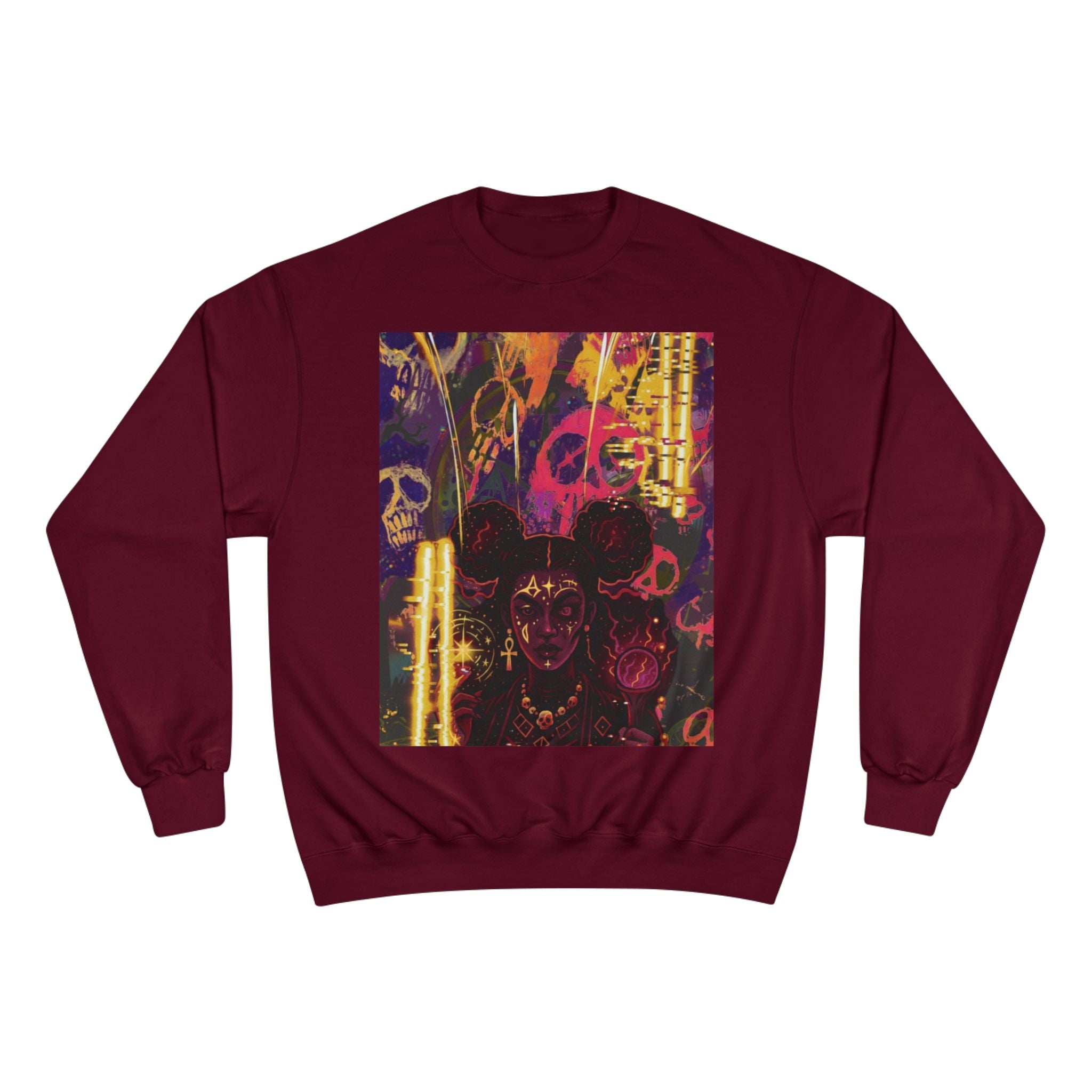 Celestial Flow Champion Sweatshirt — Stellar Moon & Star Pullover