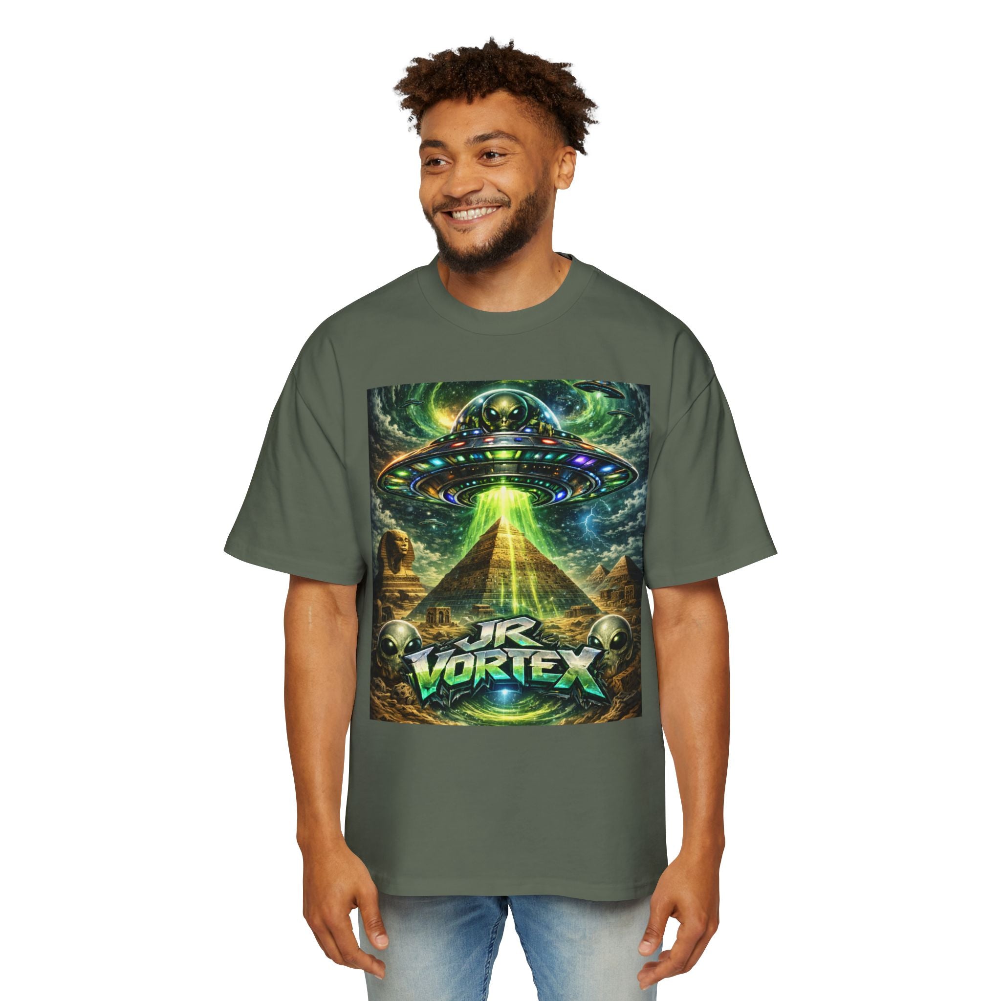 UFO Vortex Graphic Tee Printify