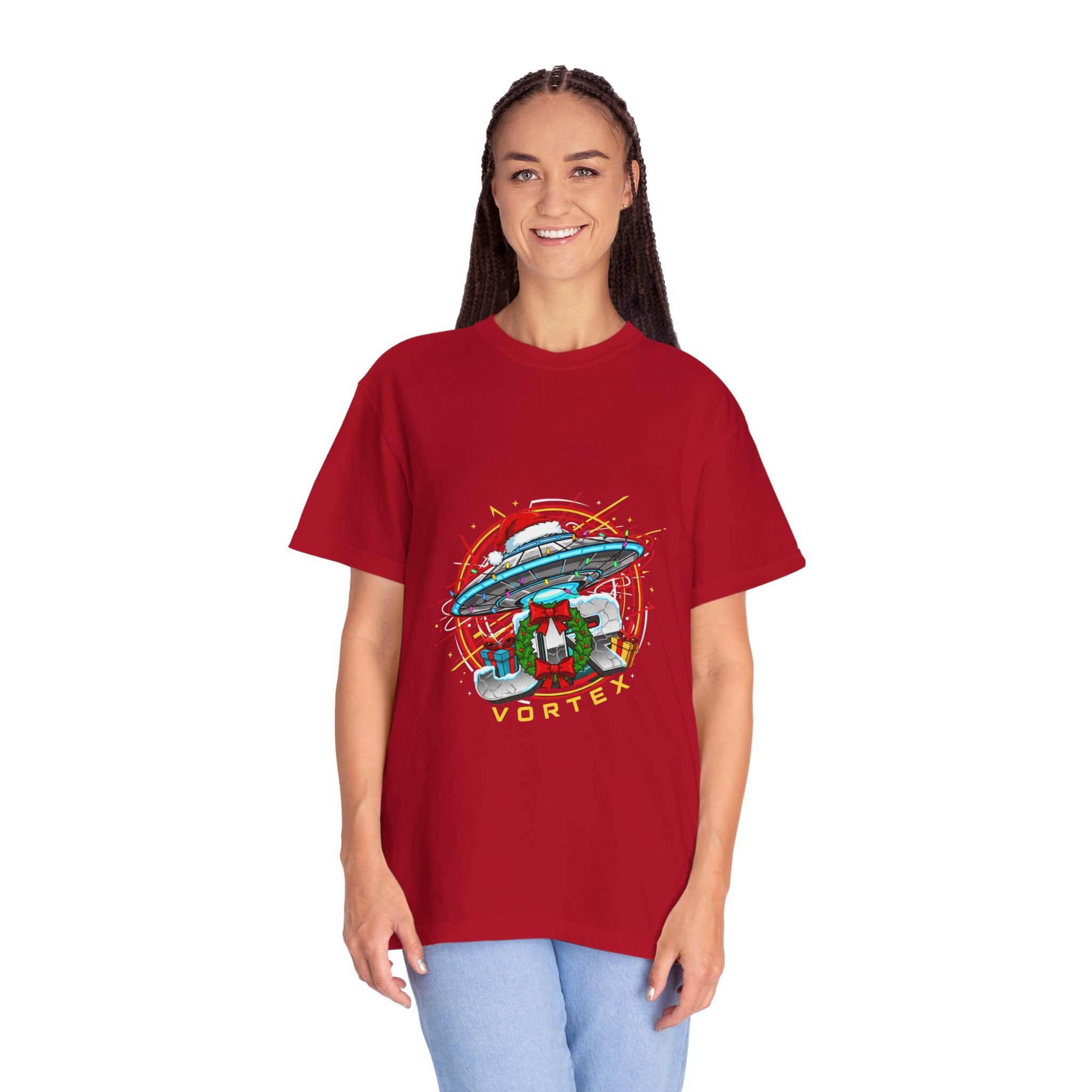 UFO Vacation Tee — Retro Alien Abduction Graphic T-Shirt