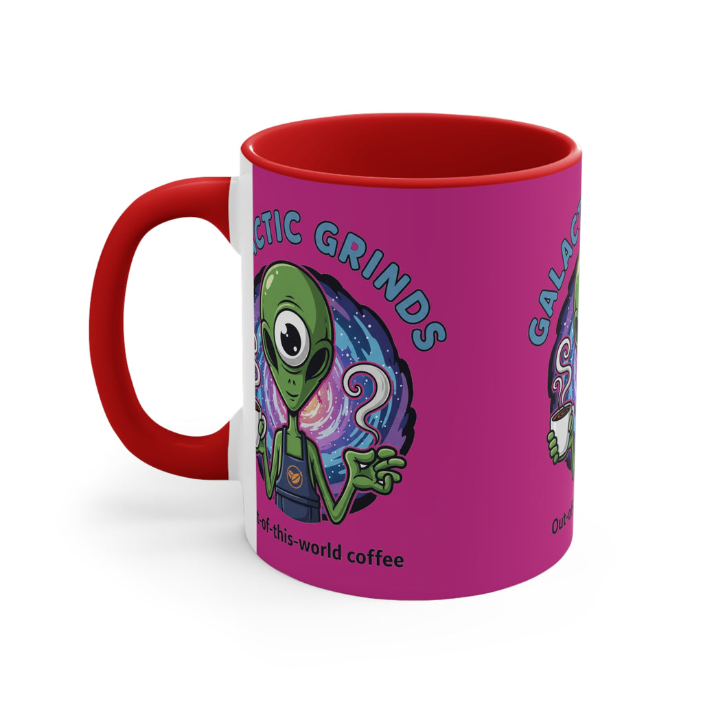 Galactic Grinds Alien Accent Mug | Fun Coffee Lover Gift | Unique Space-Themed Drinkware | Quirky Kitchen Decor | Perfect for [...]☕️