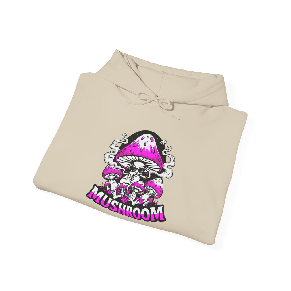 Mushroom Graphic Hoodie — Cozy Fungi Nature Sweatshirt