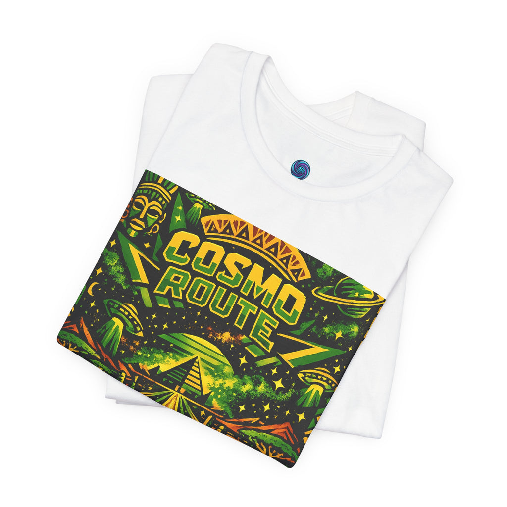 Cosmo Route / Ether Rising  ✅️✅️✅️ Tee — Cosmic Roots Collection Printify