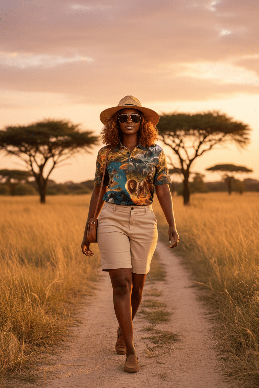 Female Safari Shot