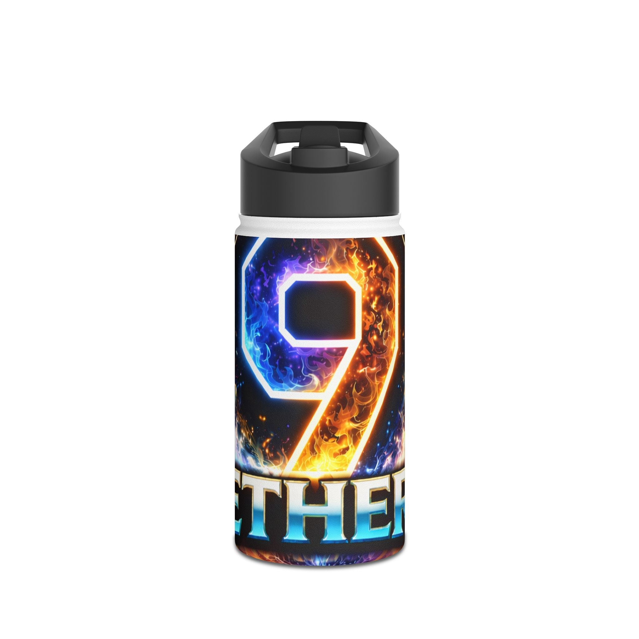 9 Ether Cosmic Energy Water Bottle 🌀, Standard Lid