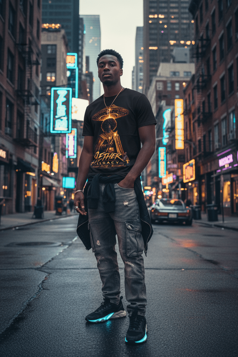 9 Ether Legacy Futuristic City Streetwear Lifestyle