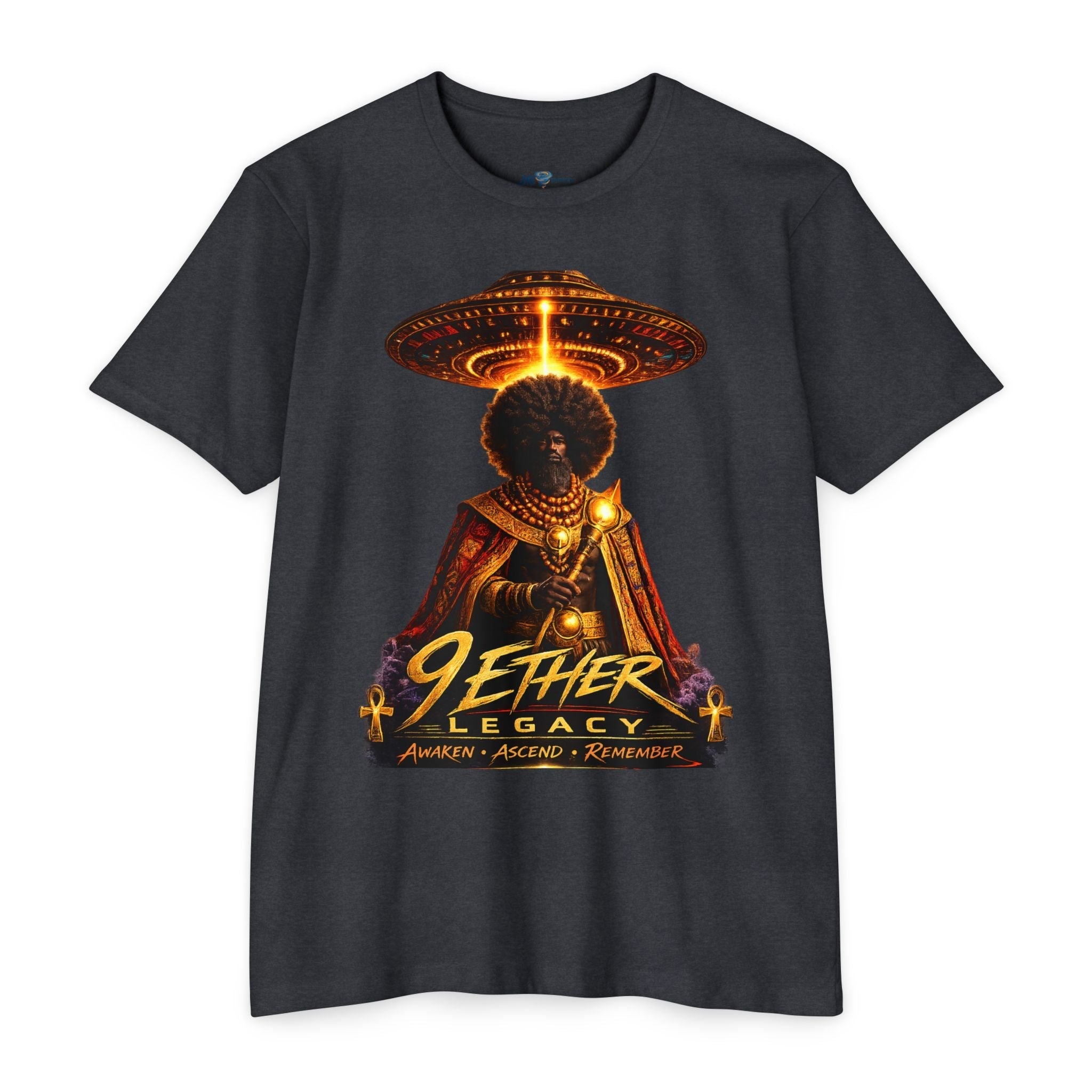 9 Ether Legacy T-Shirt — Afrocentric Afrofuturist Sci-Fi Graphic Tee Printify