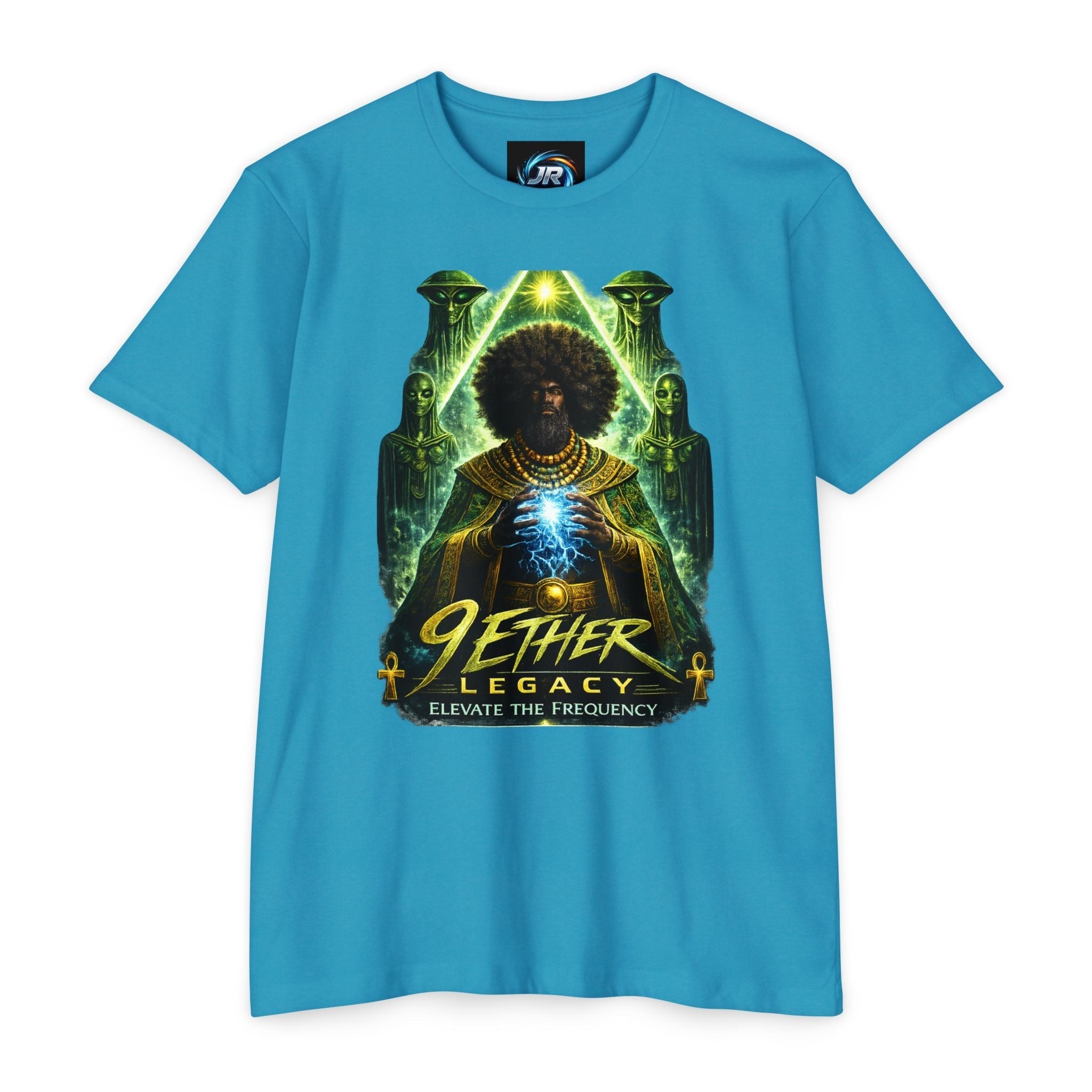 9 Ether Legacy Tee — Afro-Futurist Cosmic Graphic Shirt Printify