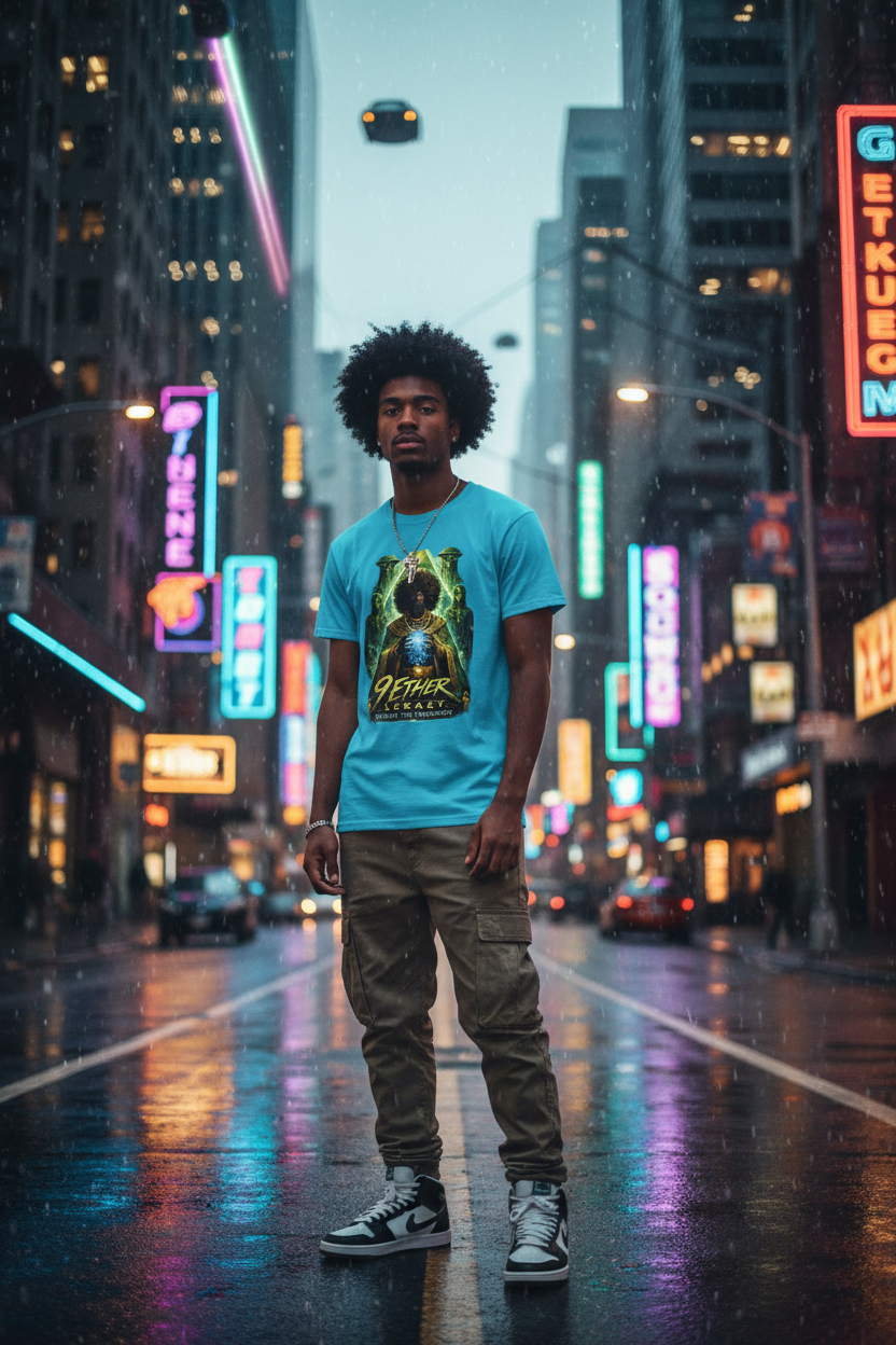 9 Ether Legacy Futuristic City Streetwear - New
