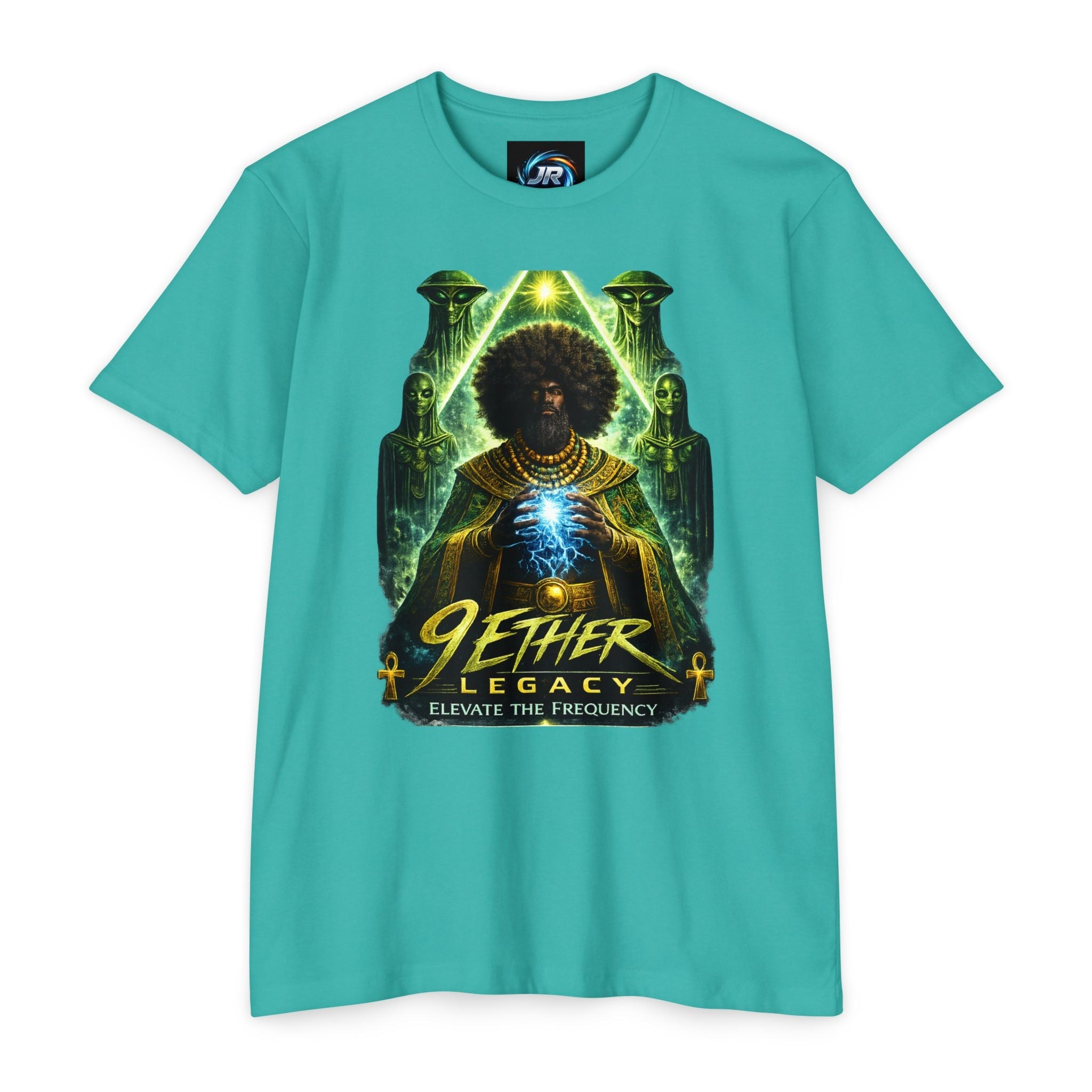 9 Ether Legacy Tee — Afro-Futurist Cosmic Graphic Shirt Printify