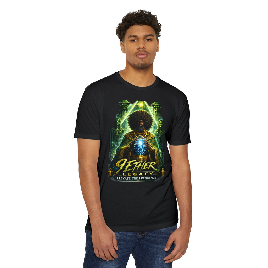 9 Ether Legacy Tee — Afro-Futurist Cosmic Graphic Shirt Printify