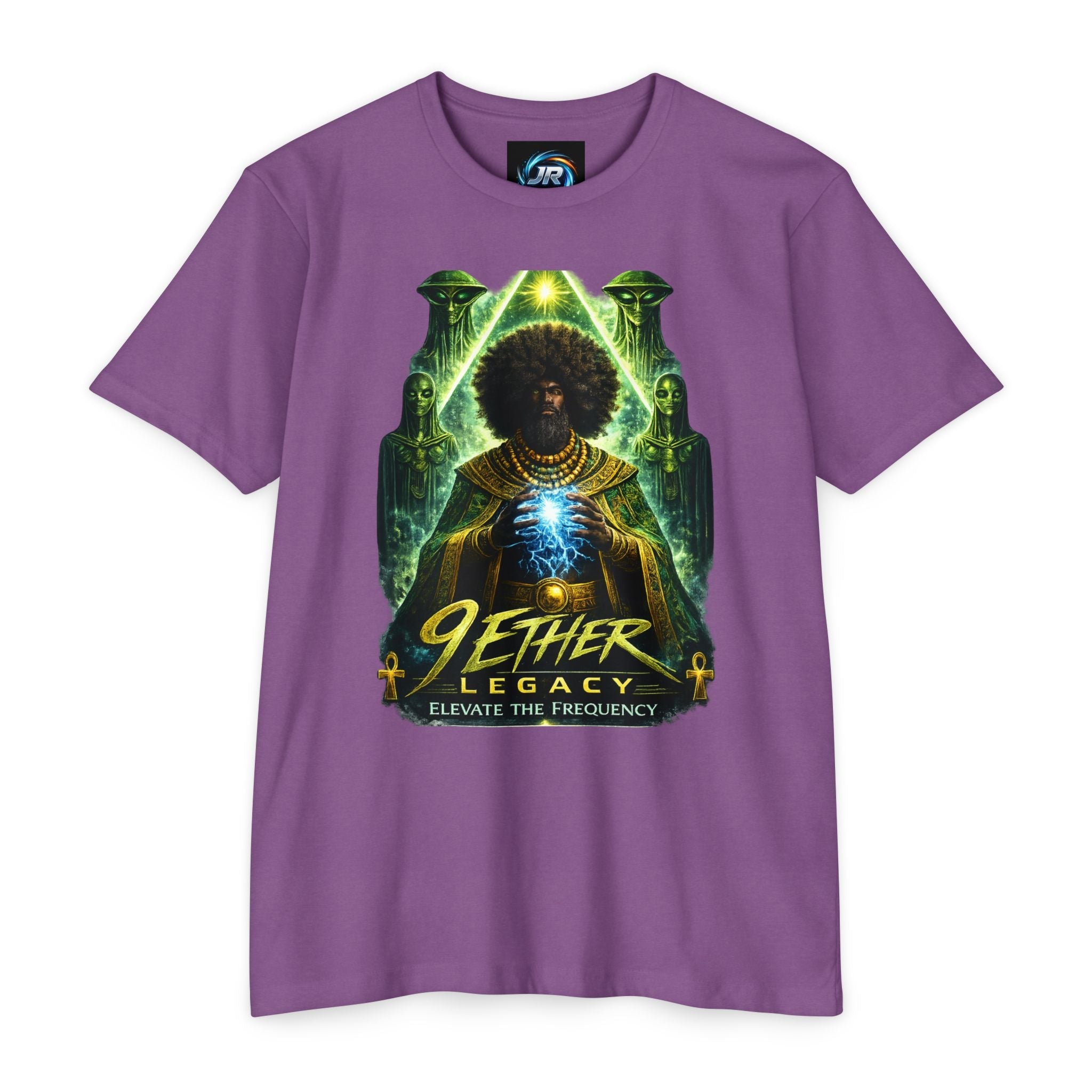 9 Ether Legacy Tee — Afro-Futurist Cosmic Graphic Shirt Printify