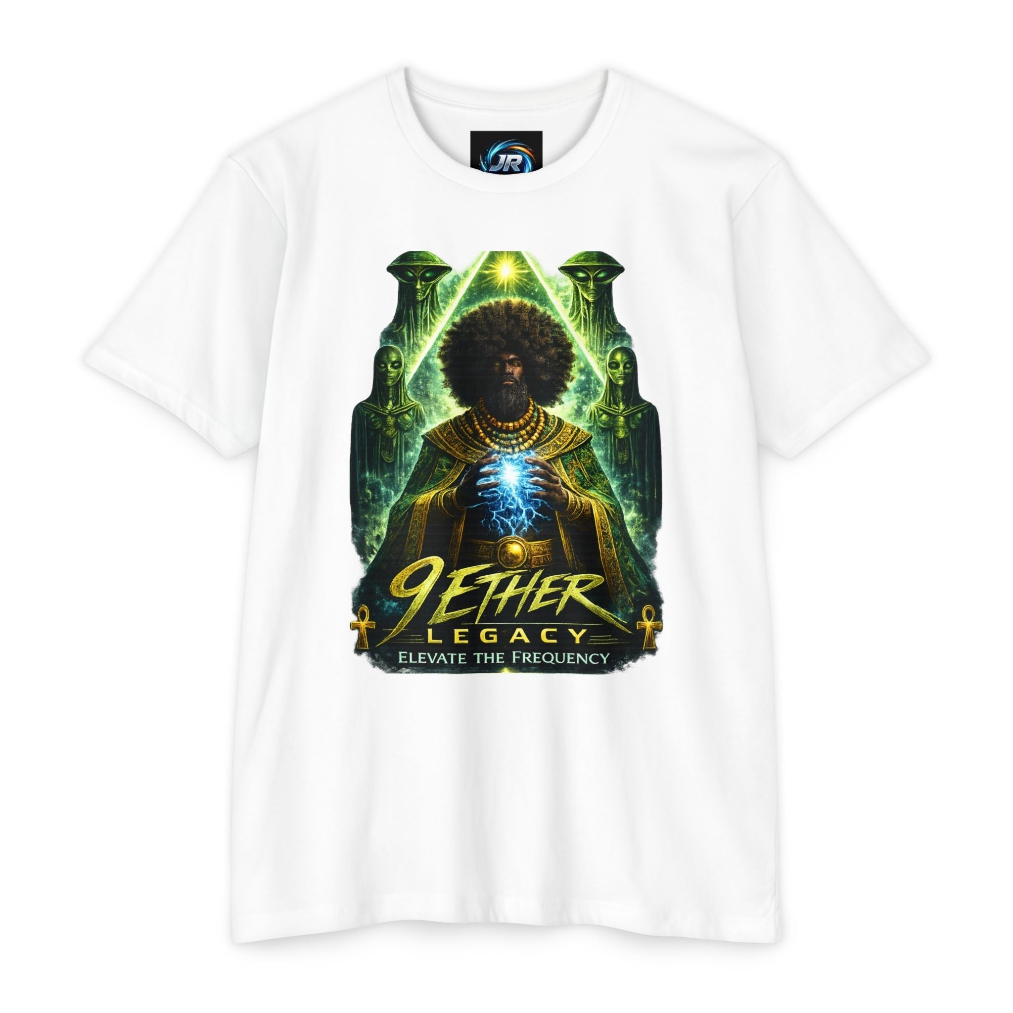 9 Ether Legacy Tee — Afro-Futurist Cosmic Graphic Shirt Printify