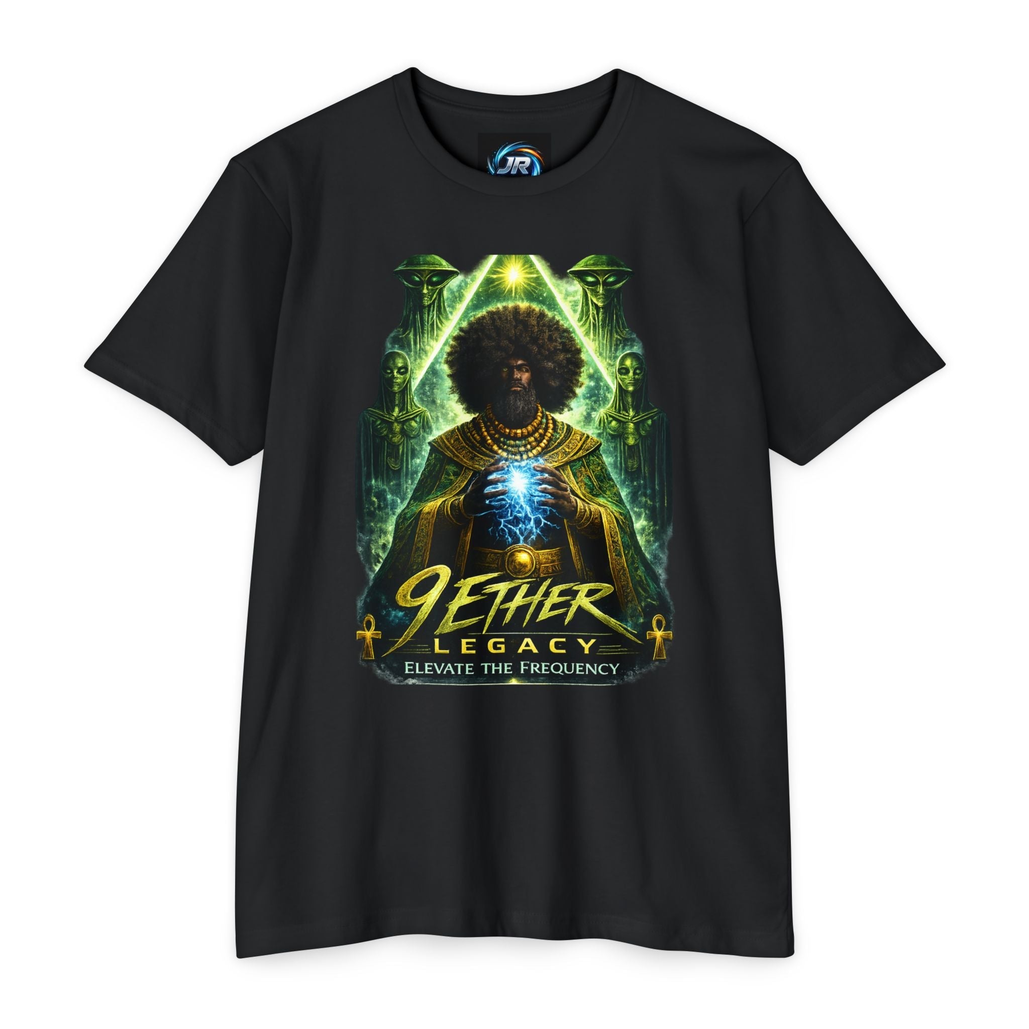 9 Ether Legacy Tee — Afro-Futurist Cosmic Graphic Shirt Printify