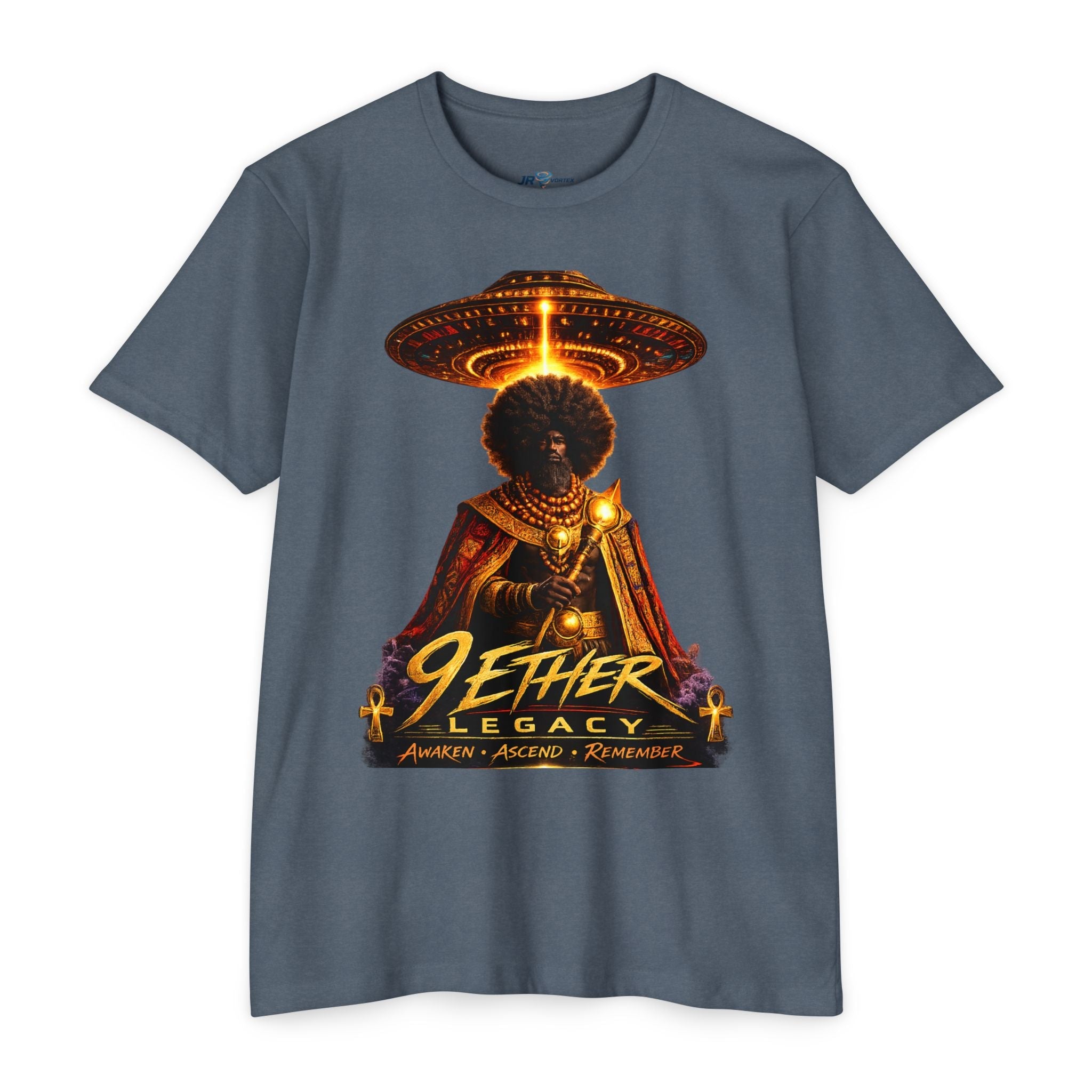 9 Ether Legacy T-Shirt — Afrocentric Afrofuturist Sci-Fi Graphic Tee Printify