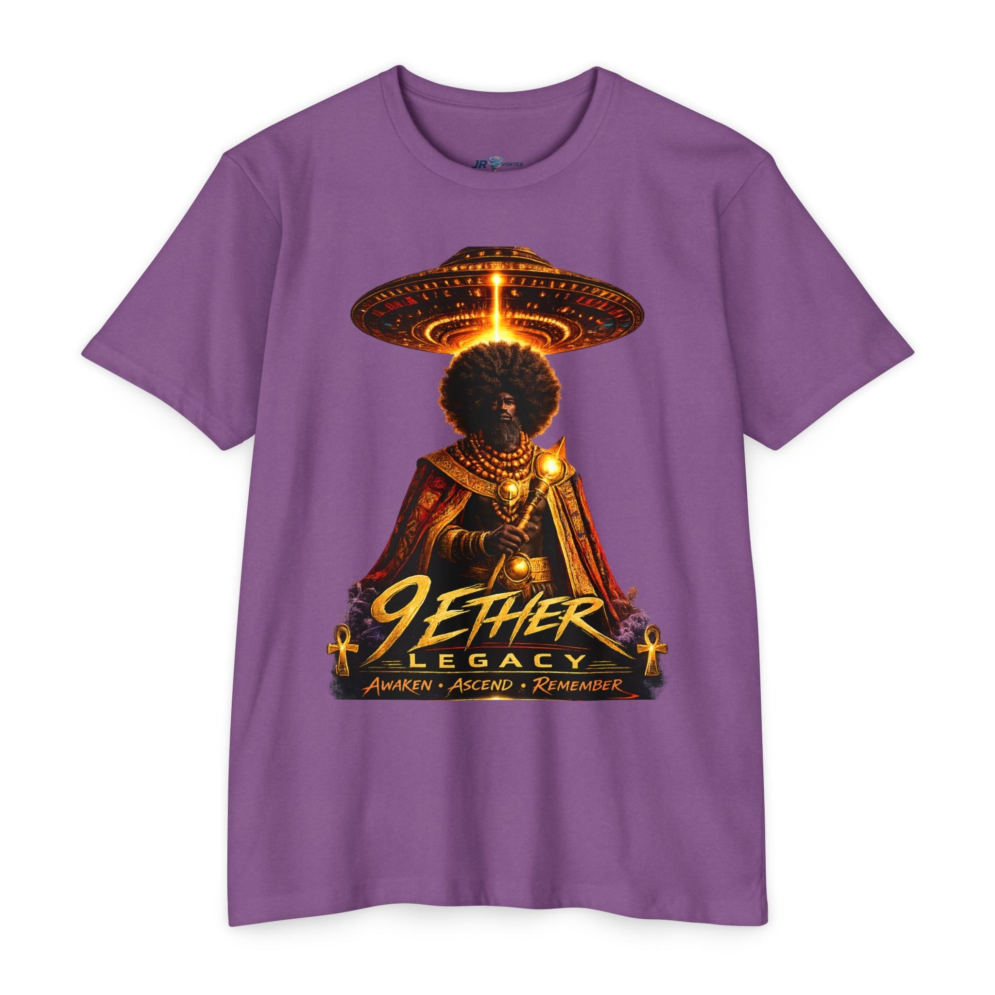 9 Ether Legacy T-Shirt — Afrocentric Afrofuturist Sci-Fi Graphic Tee Printify