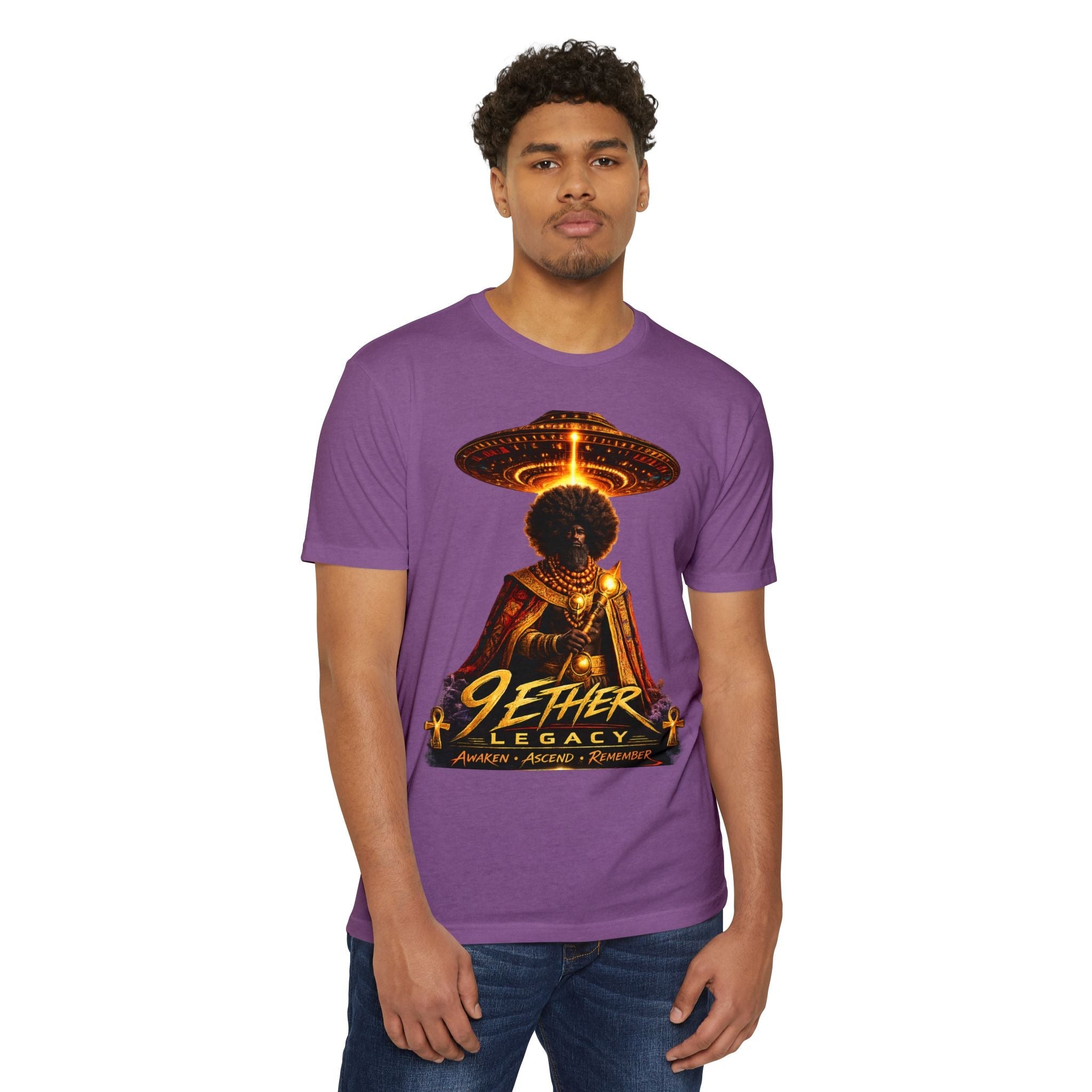 9 Ether Legacy T-Shirt — Afrocentric Afrofuturist Sci-Fi Graphic Tee Printify