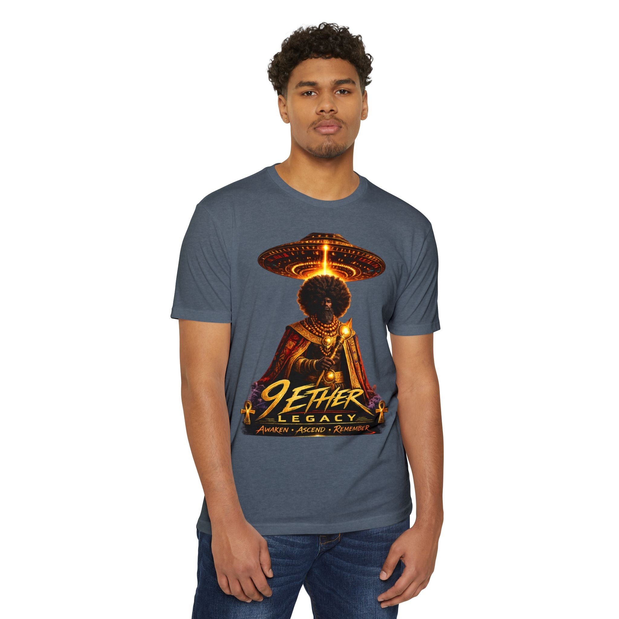 9 Ether Legacy T-Shirt — Afrocentric Afrofuturist Sci-Fi Graphic Tee Printify