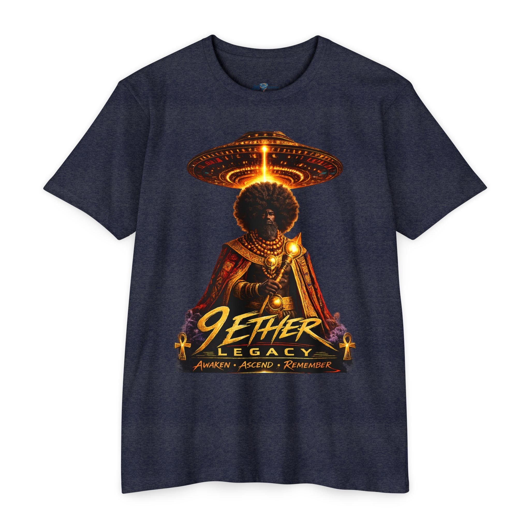 9 Ether Legacy T-Shirt — Afrocentric Afrofuturist Sci-Fi Graphic Tee Printify