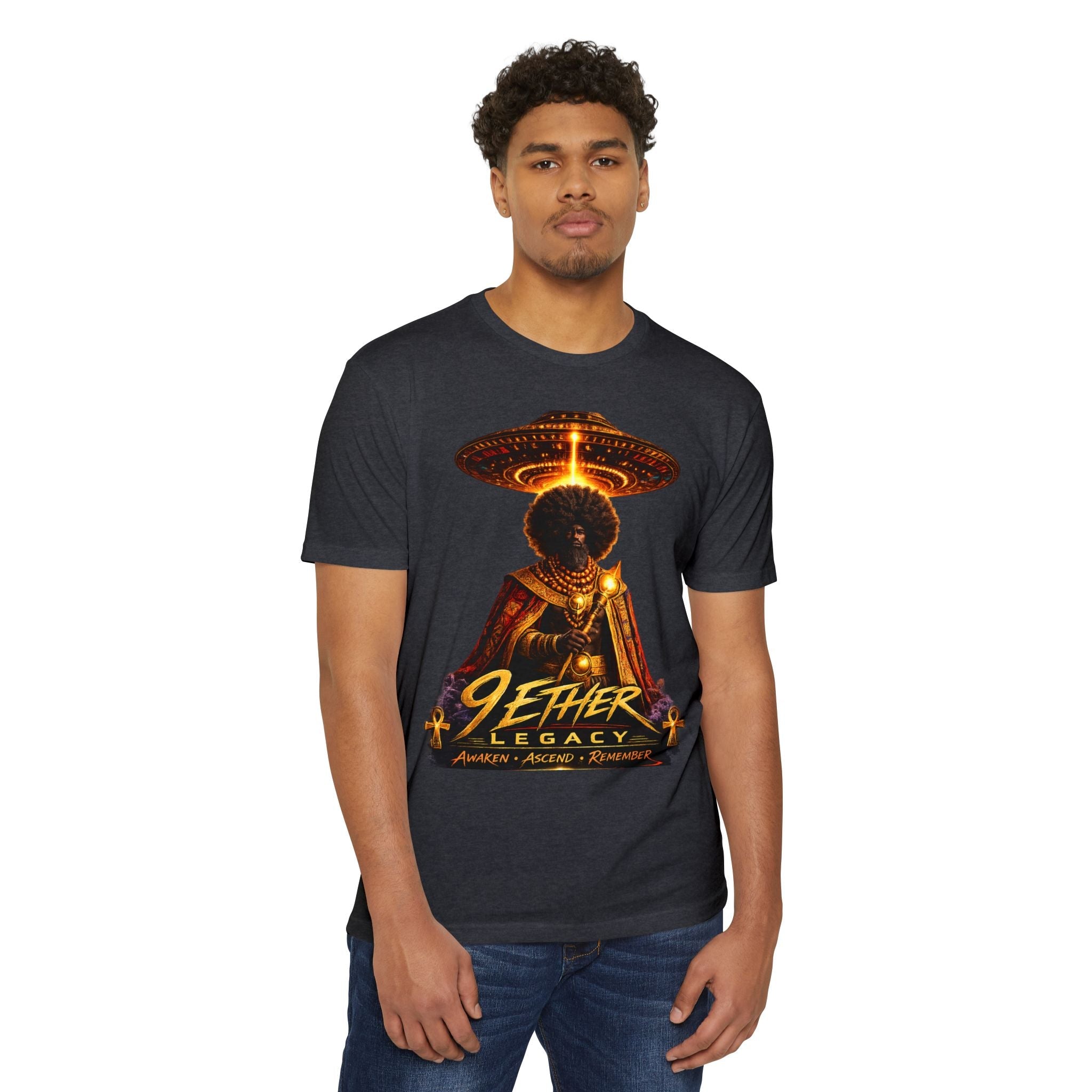 9 Ether Legacy T-Shirt — Afrocentric Afrofuturist Sci-Fi Graphic Tee Printify