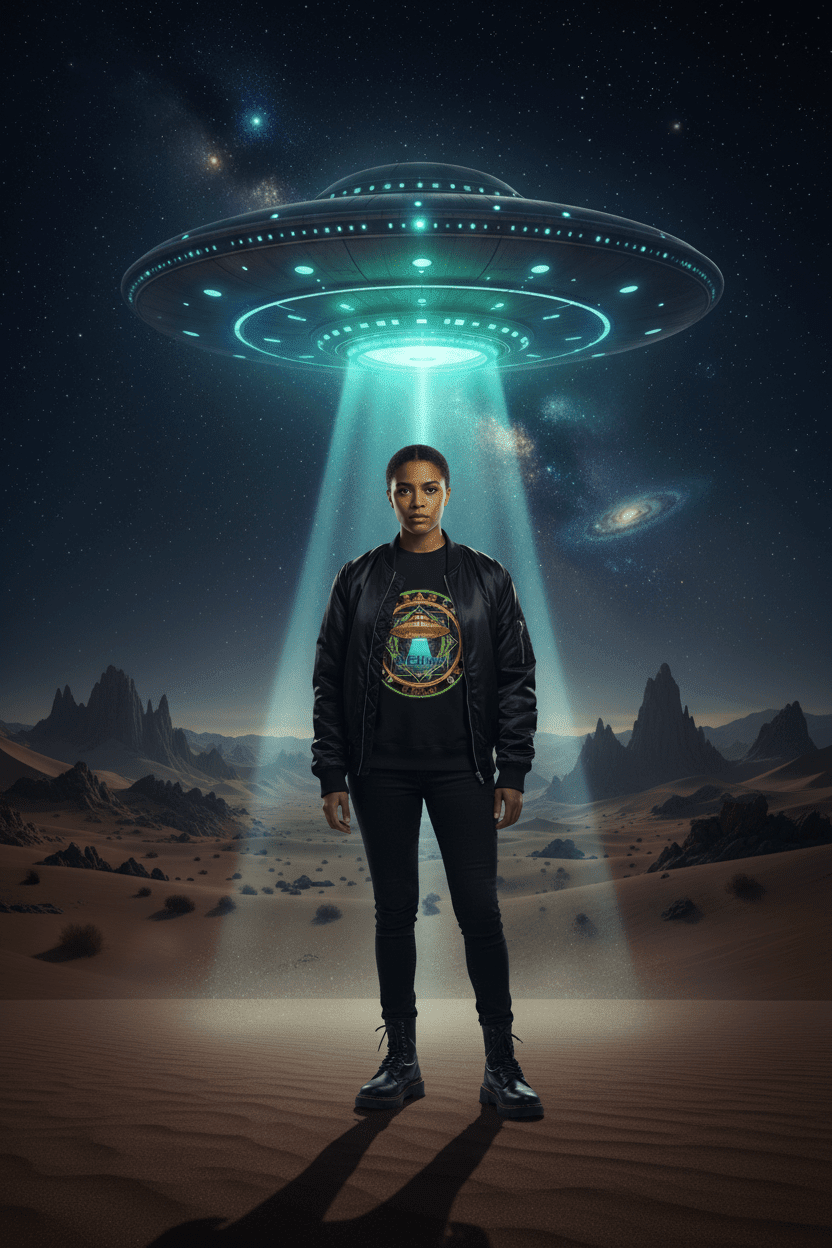 Desert UFO fantasy