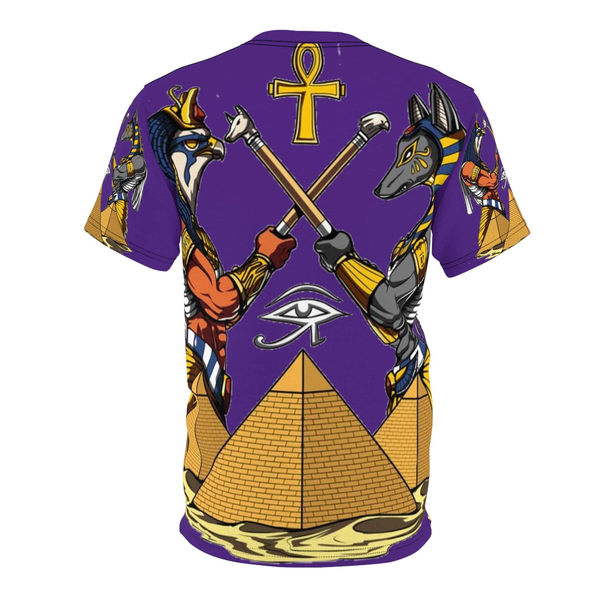 9 Ether Unisex Cut & Sew Tee — Egyptian All-Over Print