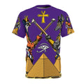 9 Ether Unisex Cut & Sew Tee — Egyptian All-Over Print