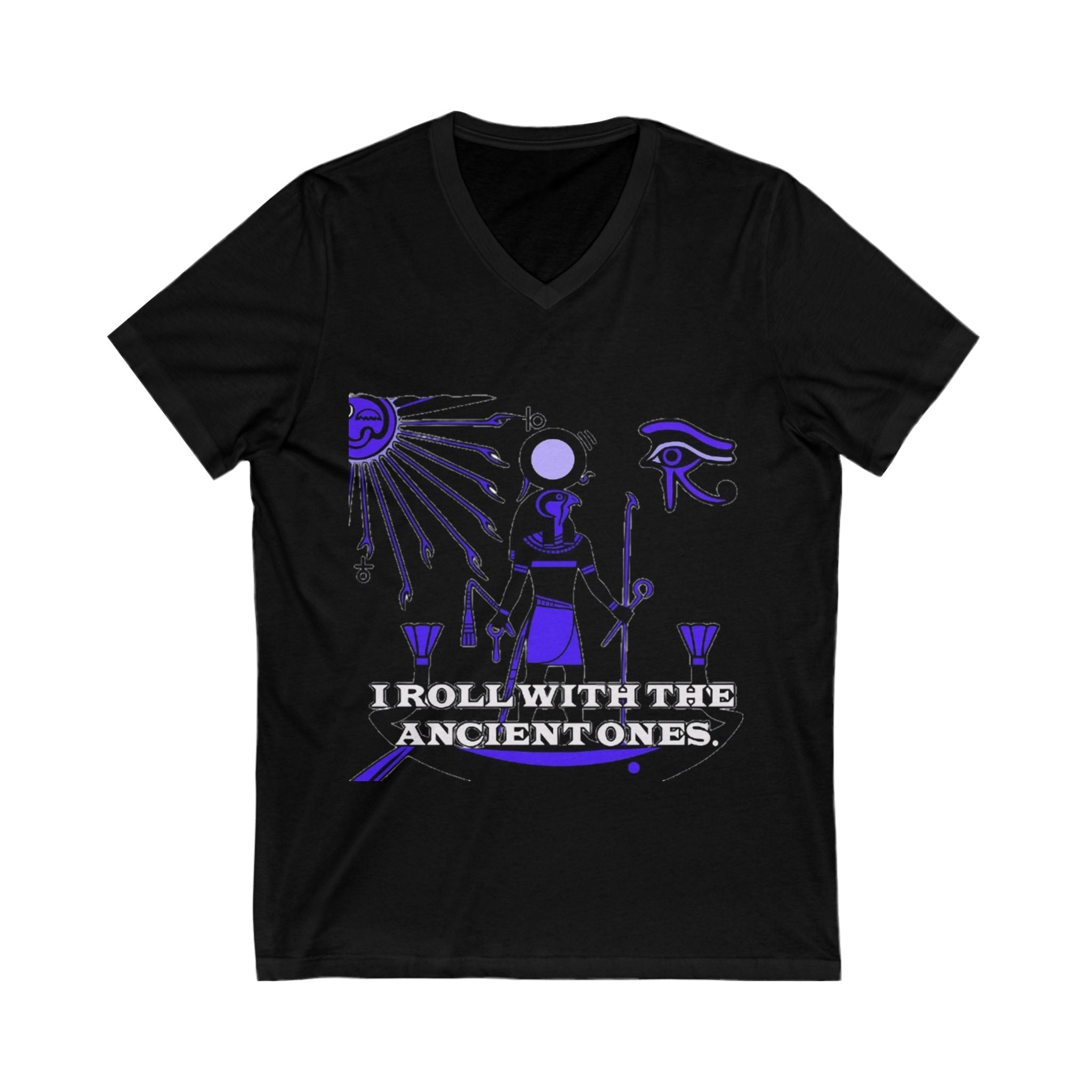 9 Ether Unisex Jersey Short Sleeve V-Neck Tee