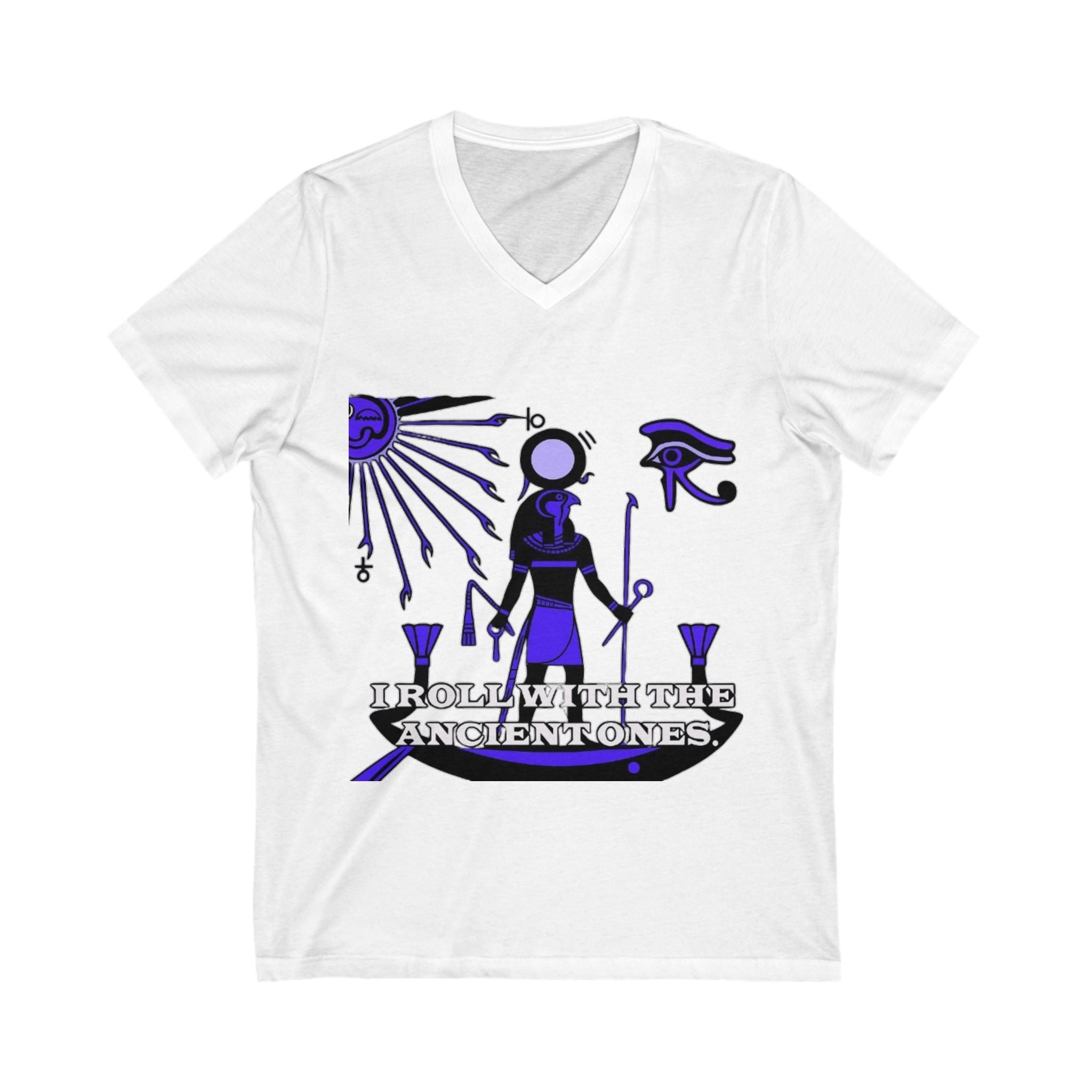 9 Ether Unisex Jersey Short Sleeve V-Neck Tee