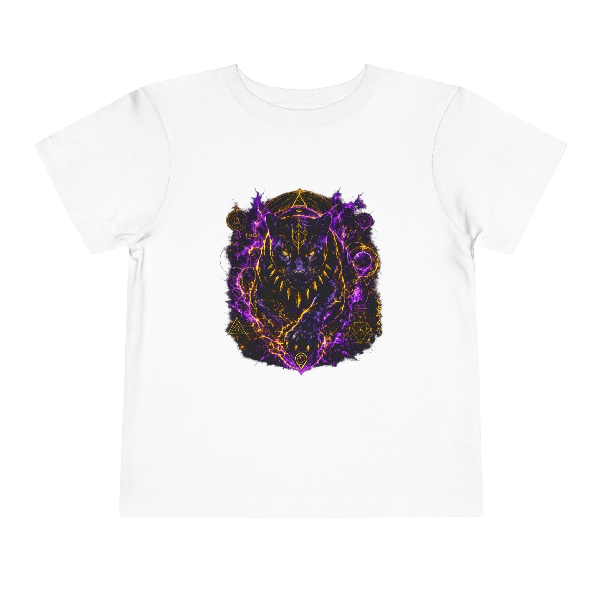 Black Panther Cosmic Guardian Toddler Tee | Earth Frequency Kids | JR Vortex