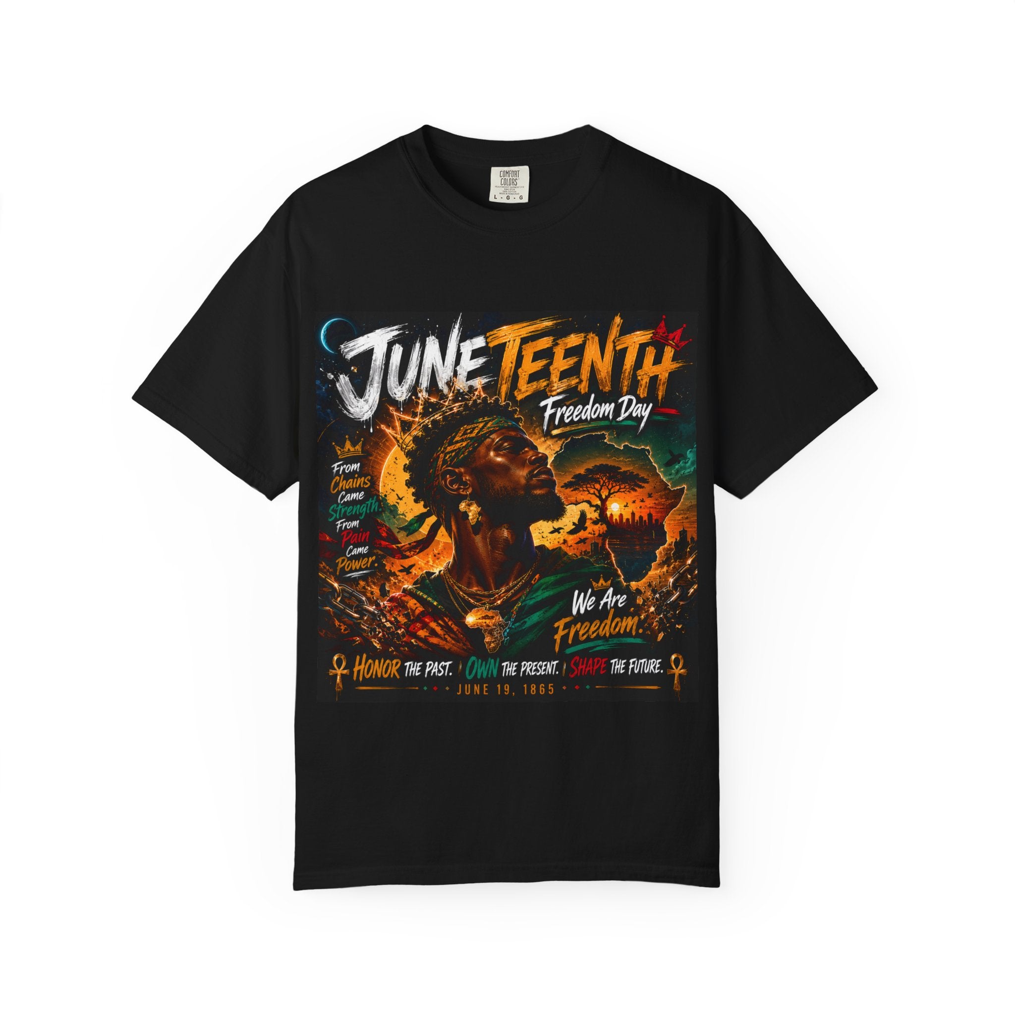 Juneteenth Freedom Day Tee – Unisex Garment-Dyed T-Shirt