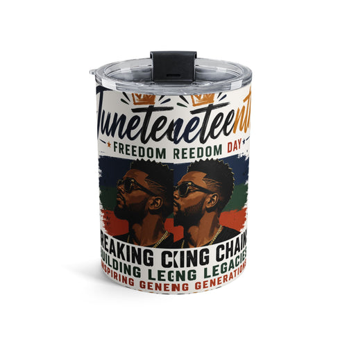 Juneteenth Freedom Day Tumbler – 10oz