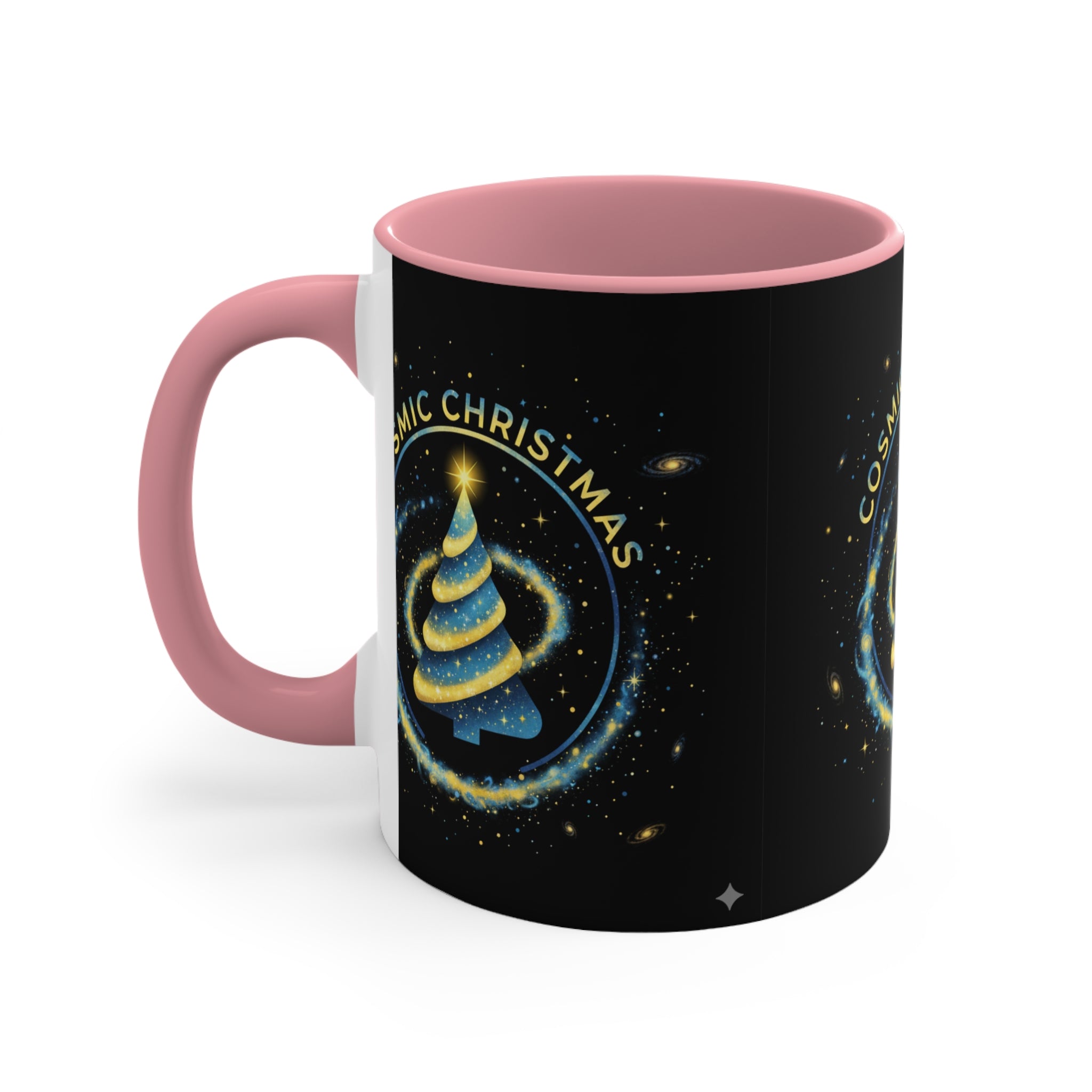 Cosmic Christmas Mug — 11oz Accent Holiday Coffee Cup❄️