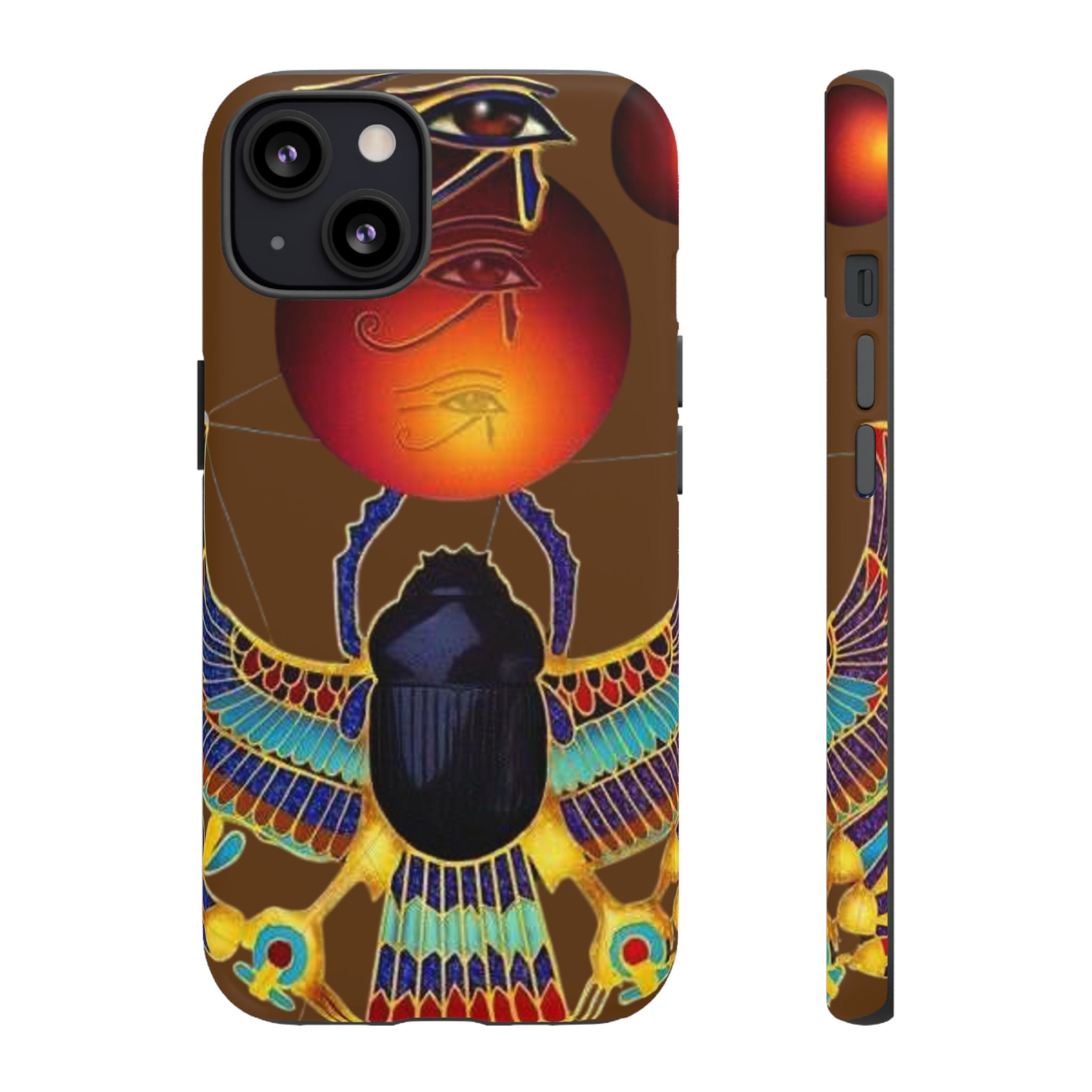 Egyptian Scarab Phone Case | Tough Cases for Unique Style, Protective Cases, Artistic Phone Covers, Gifts for Art Lovers