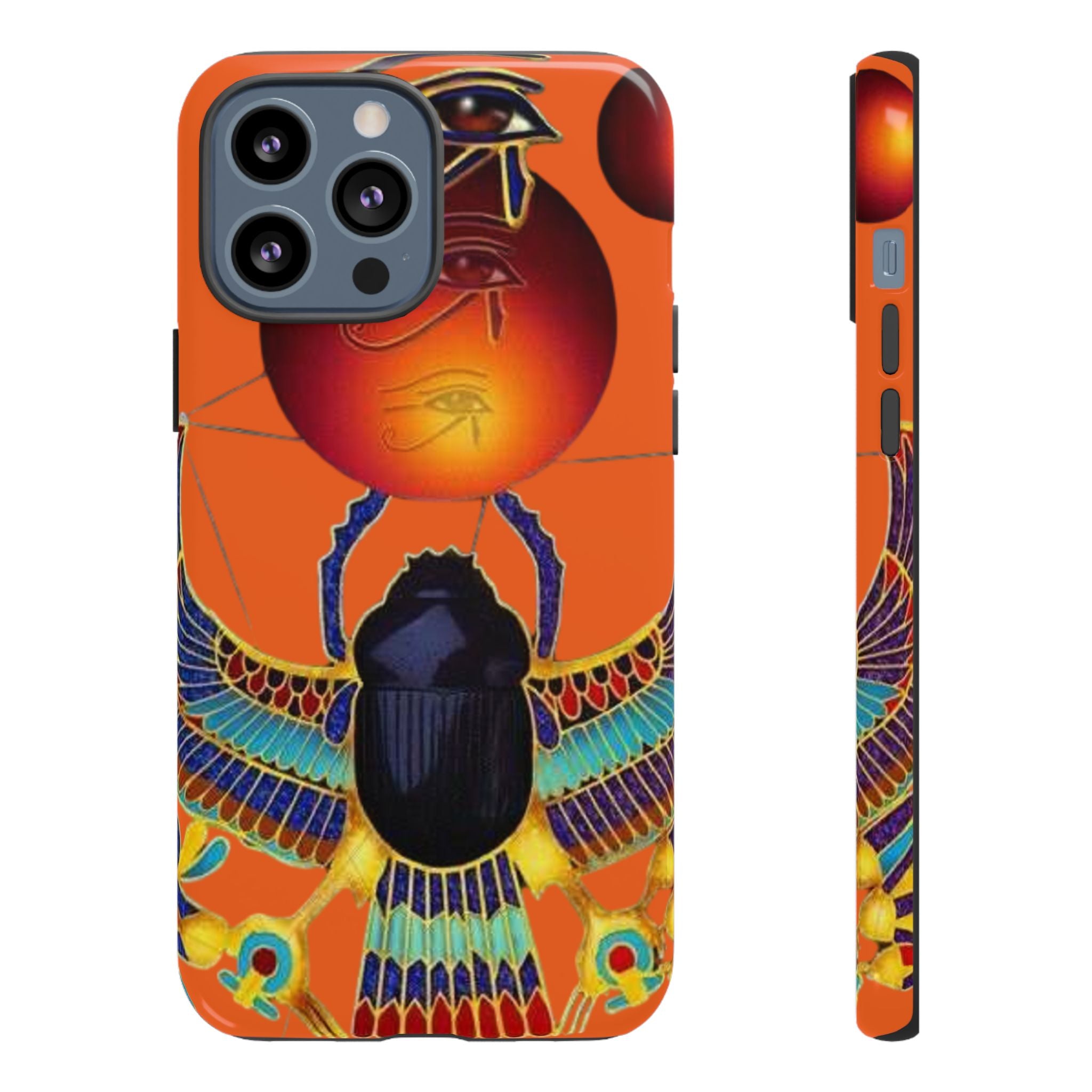 Egyptian-Inspired Phone Case, Tough Phone Cover, Unique Protective Case, Gift for Her, Vibrant Egyptian Art