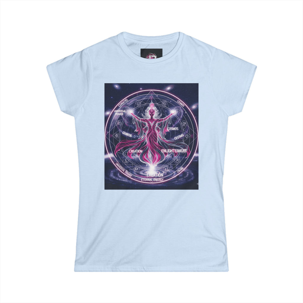 Women's Tee — Cosmic Feminine Energy Mandala (Strength • Healing • Transformation)
