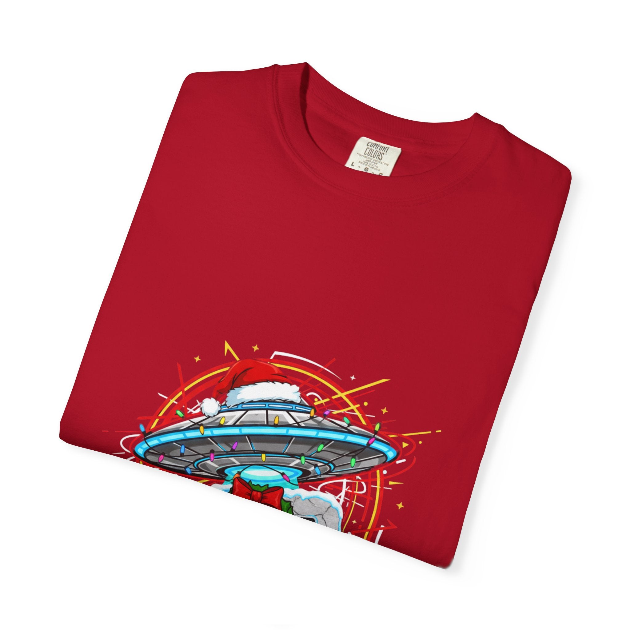 UFO Vacation Tee — Retro Alien Abduction Graphic T-Shirt