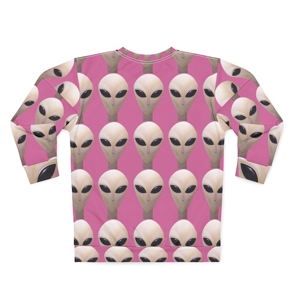 Alien Face Sweatshirt — Retro  Graphic Crewneck