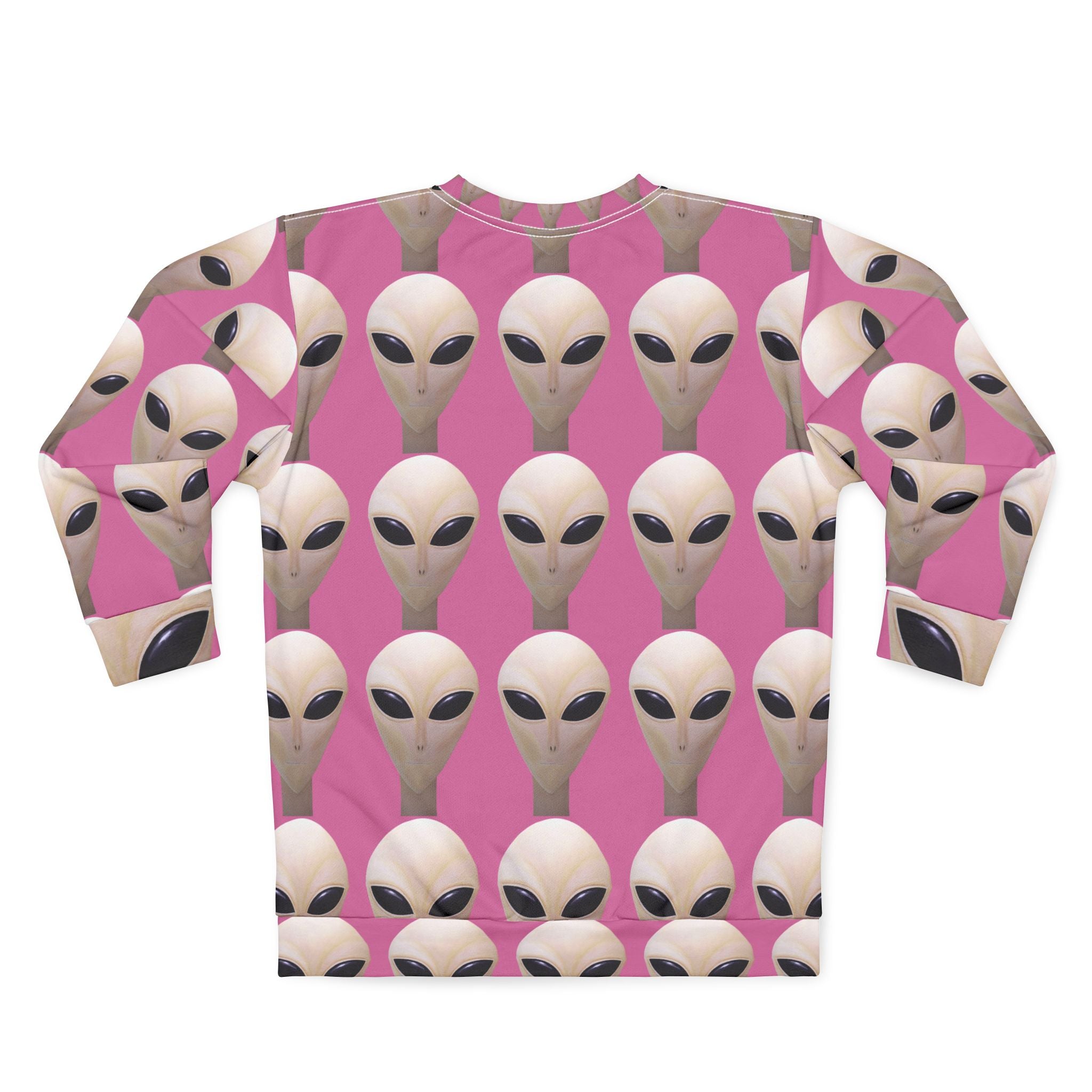 Alien Face Sweatshirt — Retro  Graphic Crewneck
