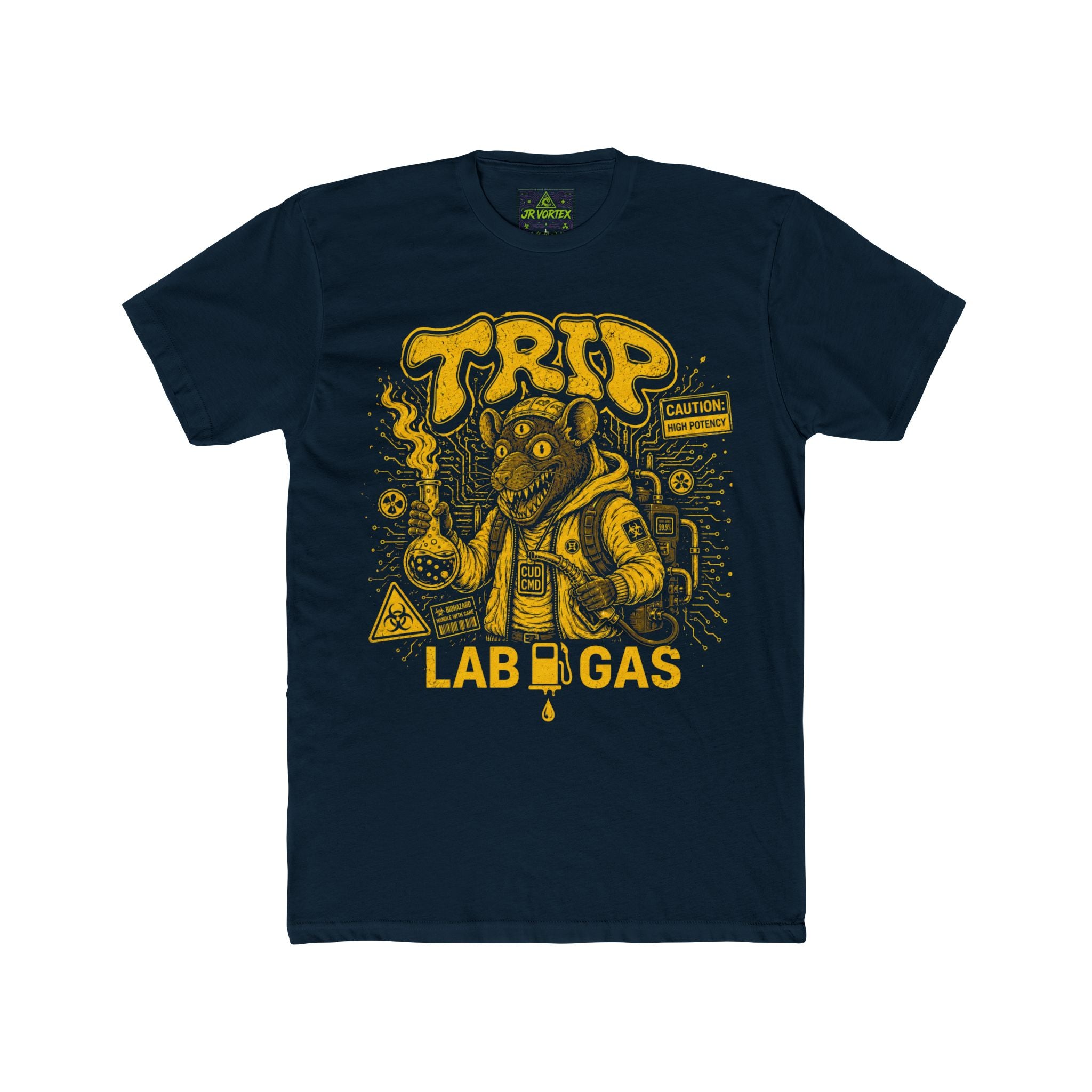 Trip Lab Gas Tee — Psychedelic Rat Scientist Graphic T-Shirt