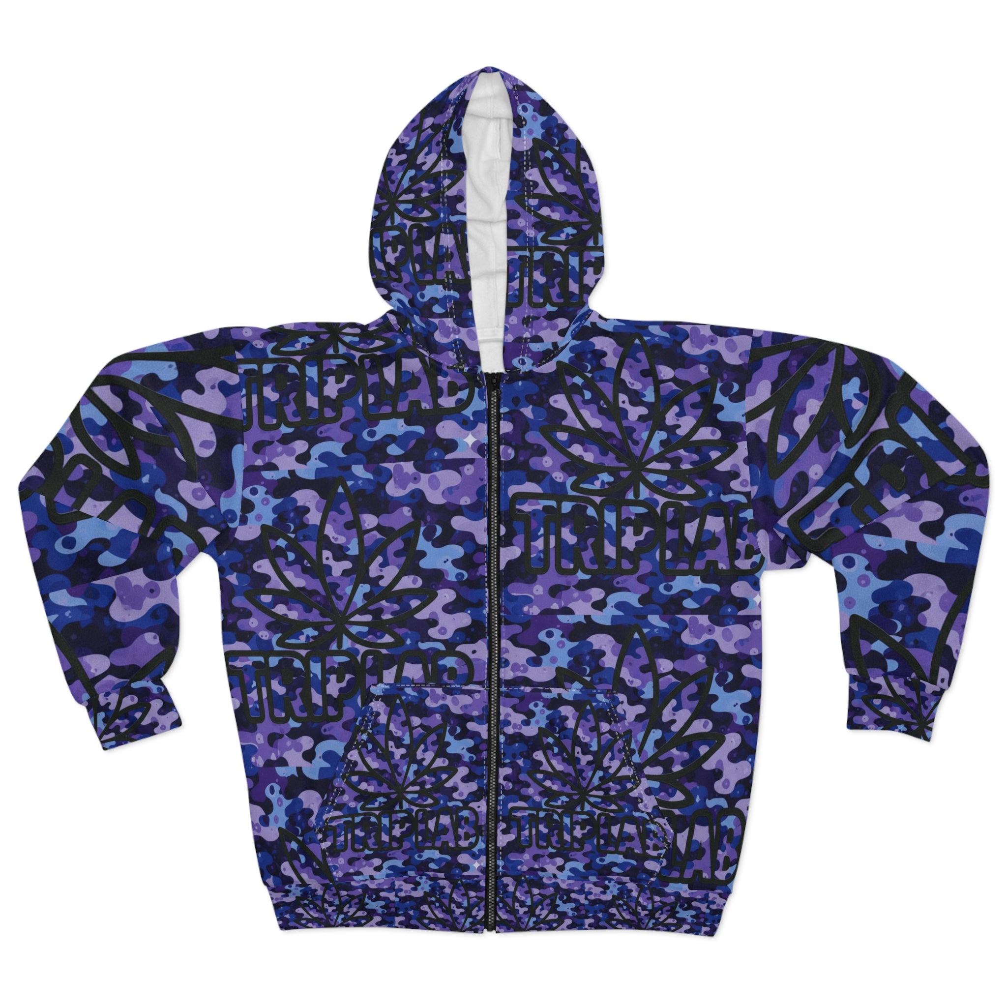 Blueberry Trip Lab Zip Hoodie