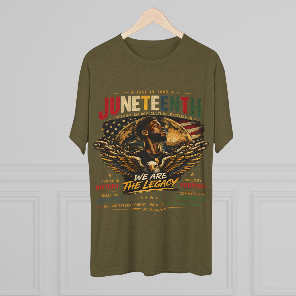 Juneteenth Celebration Tee — "We Are The Legacy" Patriotic Juneteenth T-Shirt
