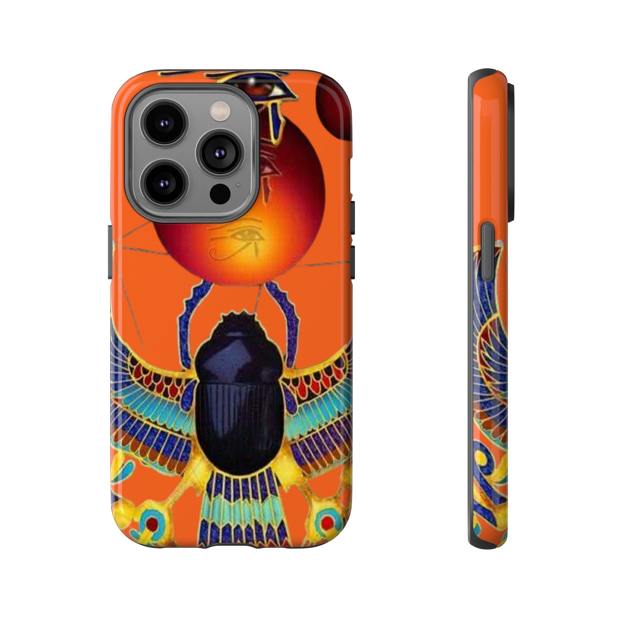 Egyptian-Inspired Phone Case, Tough Phone Cover, Unique Protective Case, Gift for Her, Vibrant Egyptian Art